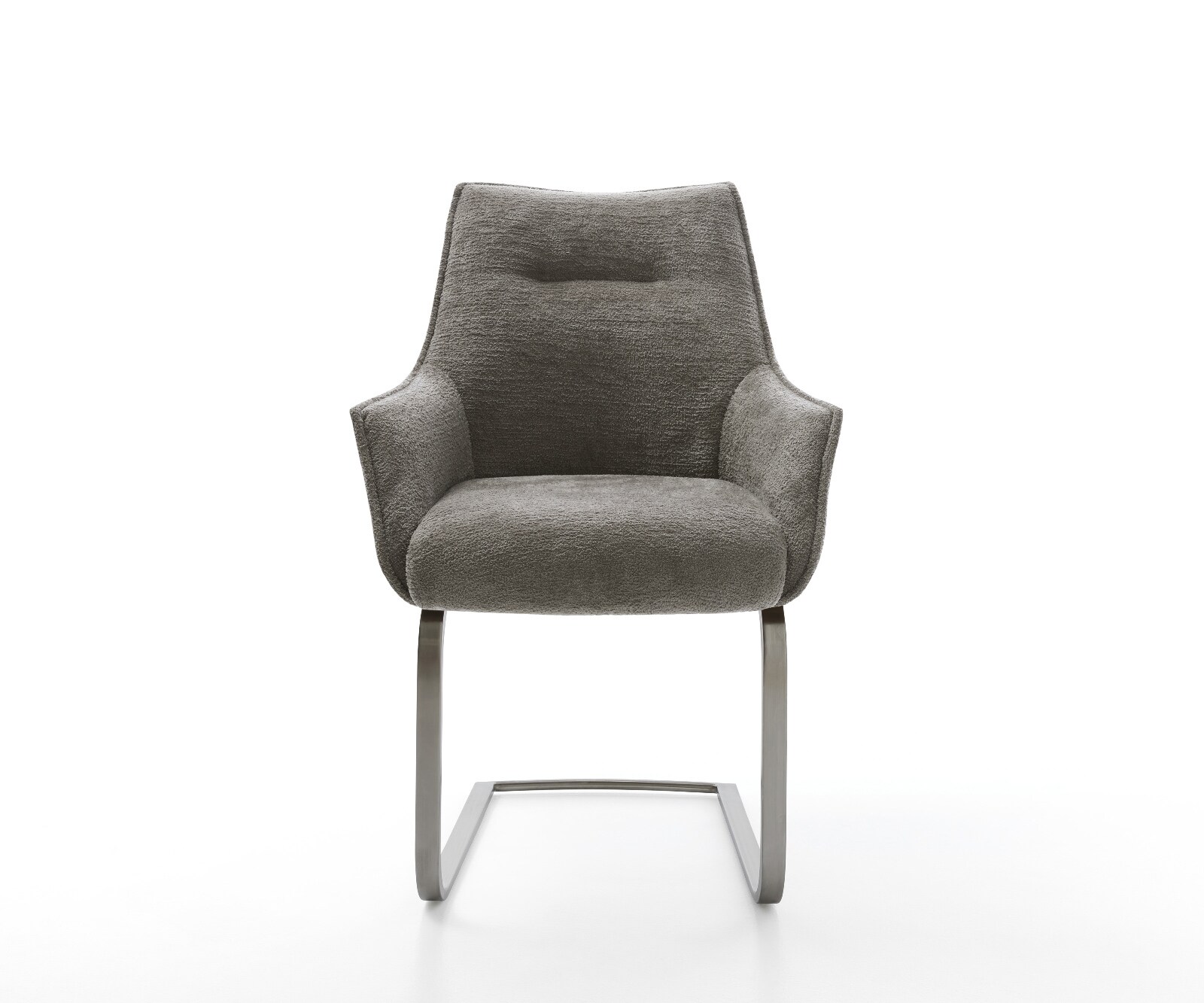 Стол с конзола Alja-Flex с подлакътници Bouclé Soft Mud Стол с конзола, плосък Graphite Pocket spring core 2