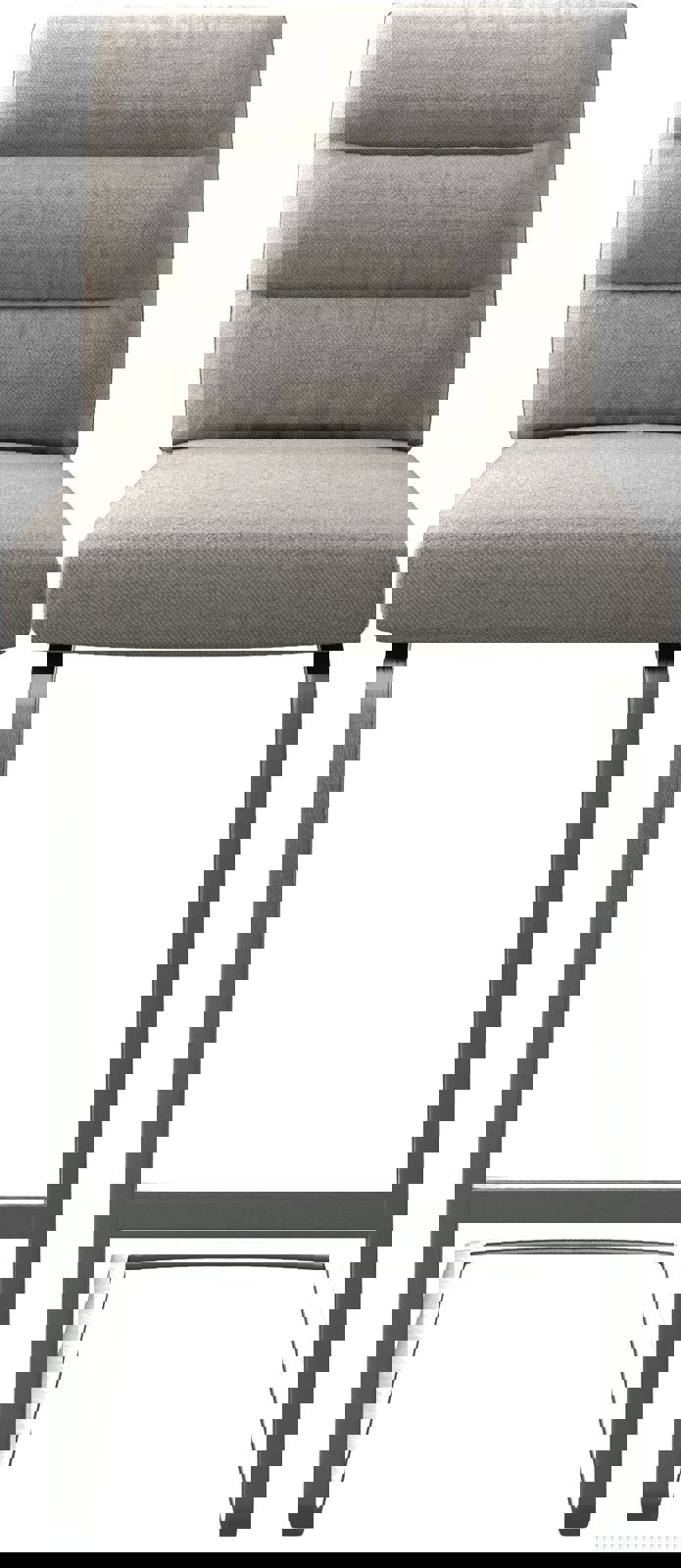 Бар стол Ивици Светло сив Конзолен крак плосък Неръждаема стомана Pela-Flex 4