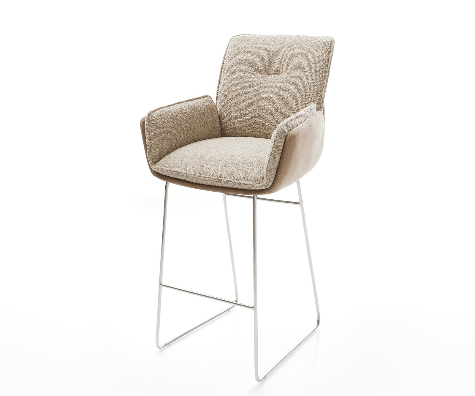 Барстол Nela-Flex смес от материали основа от кални шейни сърцевина от джобна пружина от неръждаема стомана 1