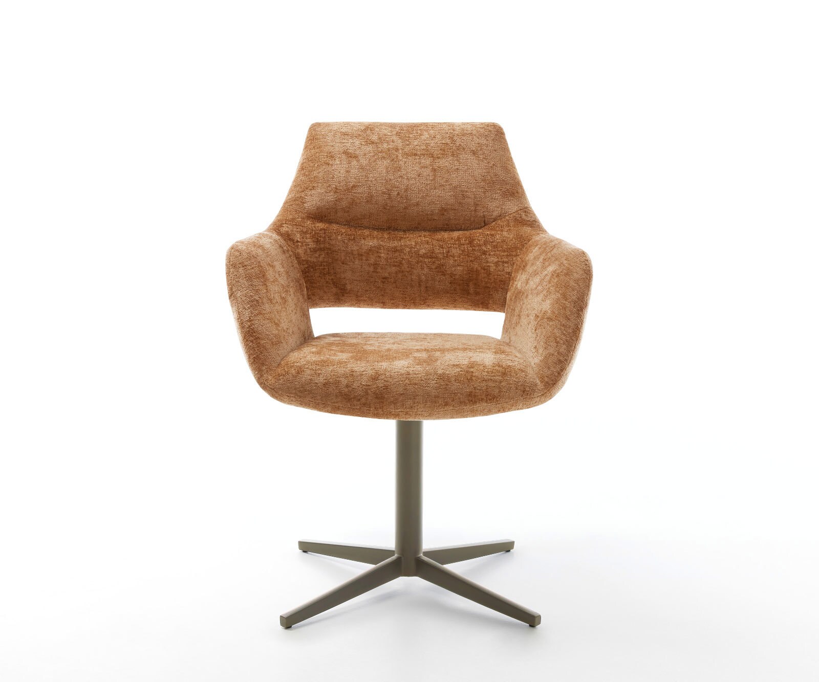 Врътящ се стол с подлакътници Шенил Ръжда Офис основа  Titan 360° въртящ се Yago-Flex 1 Врътящ се стол с подлакътници Шенил Ръжда Офис основа  Titan 360° въртящ се Yago-Flex 1