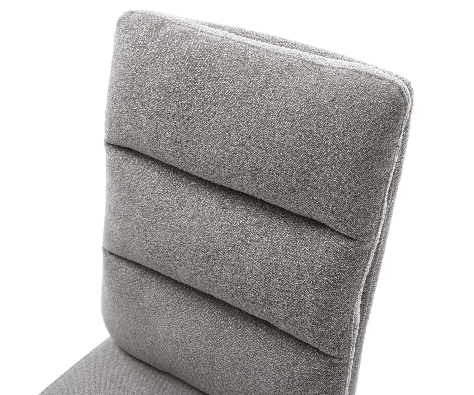 Стол с конзола Pela-Flex Текстурирана тъкан Soft Grey Стол с конзола плосък Black Ядро от джобни пружини 3