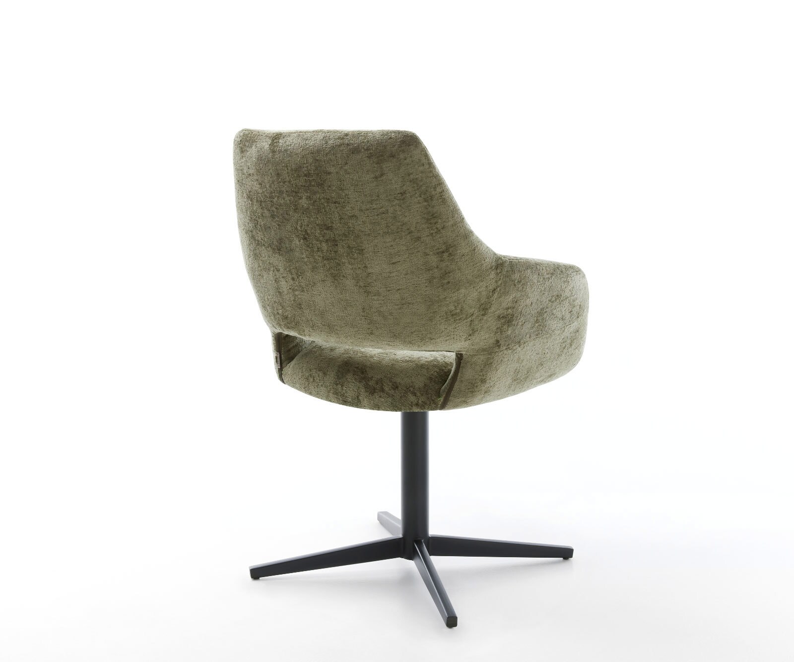 Врътящ се стол с подлакътници Шенил Маслина Офис основа Черен 360° въртящ се Yago-Flex 4 Врътящ се стол с подлакътници Шенил Маслина Офис основа Черен 360° въртящ се Yago-Flex 4