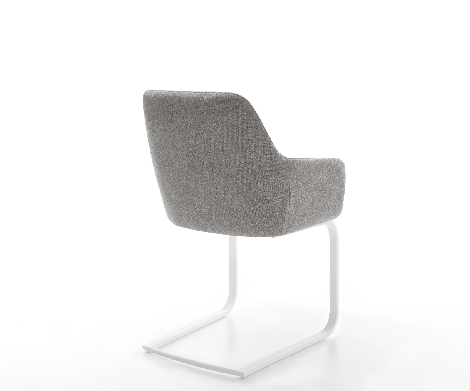Стол с конзола Pejo-Flex Текстурирана тъкан Soft Grey Стол с конзола плосък White Ядро от джобни пружини 5