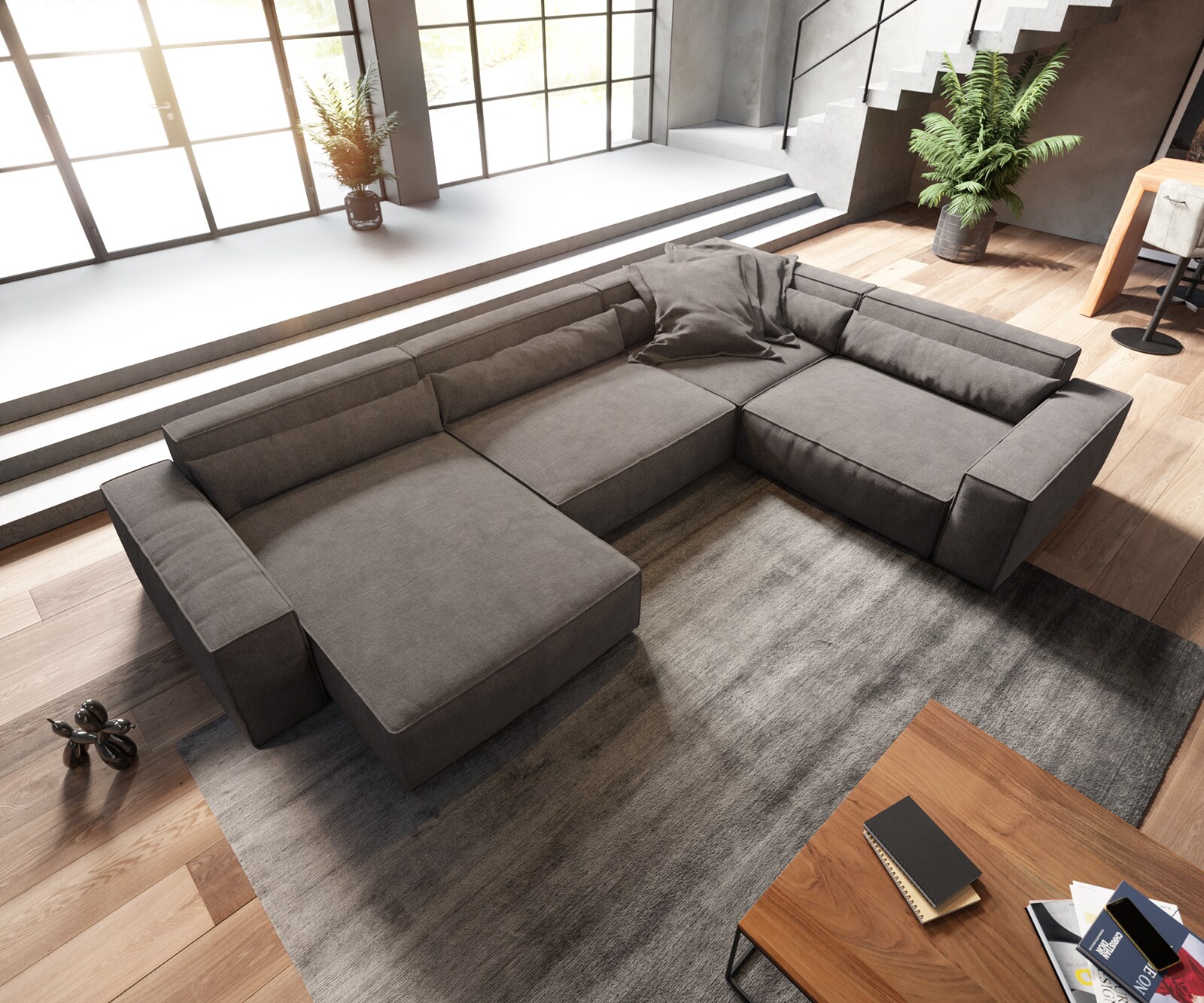  XL 360x260 cm Микрофибър КакиКафяв Лежанка вариации Sirpio 3