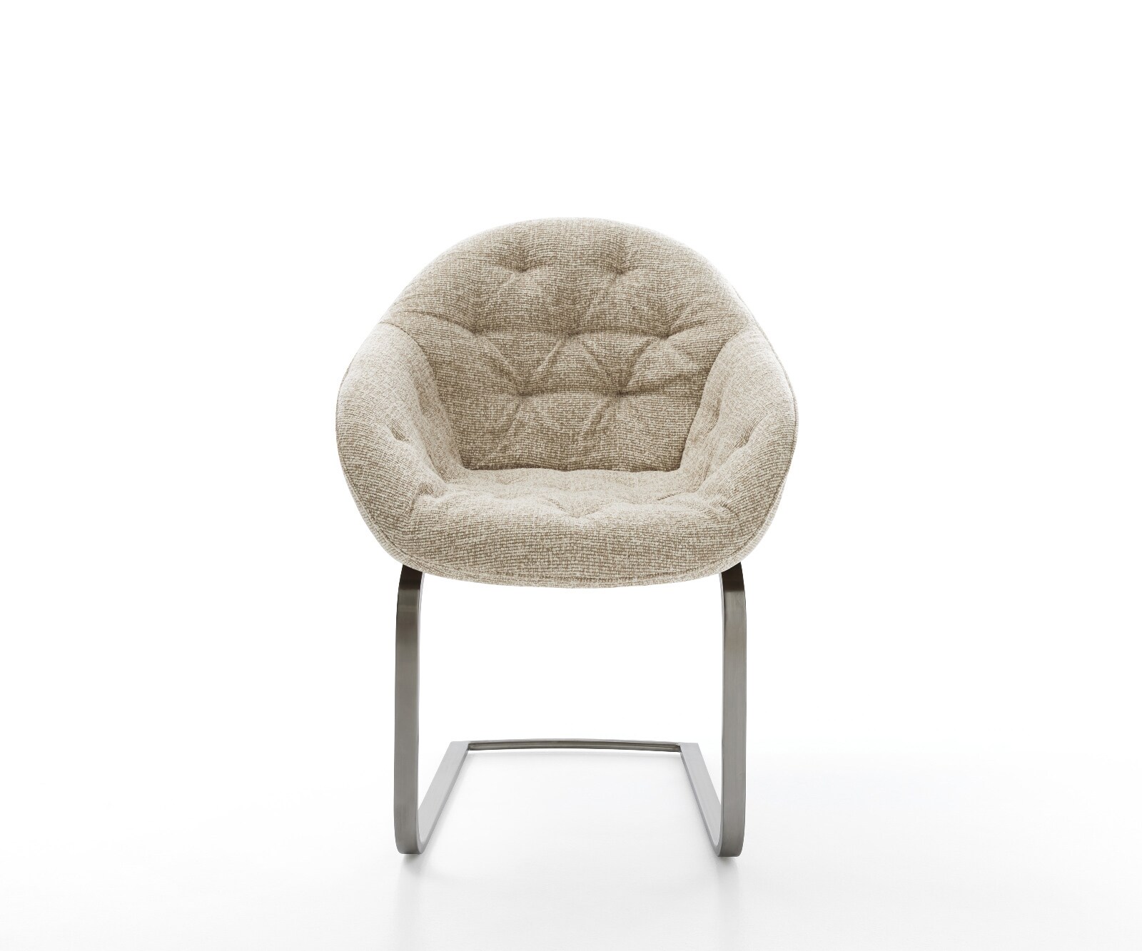 Gaio-Flex конзолен стол от тъкан мек бежов плосък конзолен стол графит 2