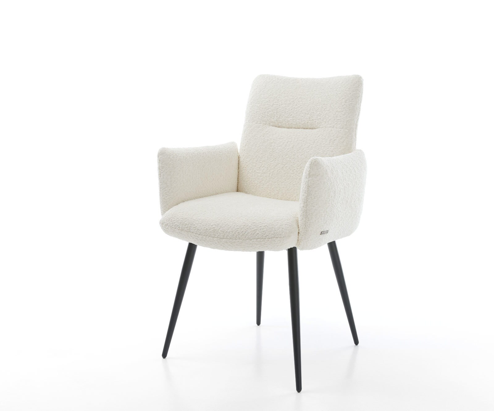 Стол Букле Бяло 4-крака Прави Черни Покет пружина Jova-Flex 1