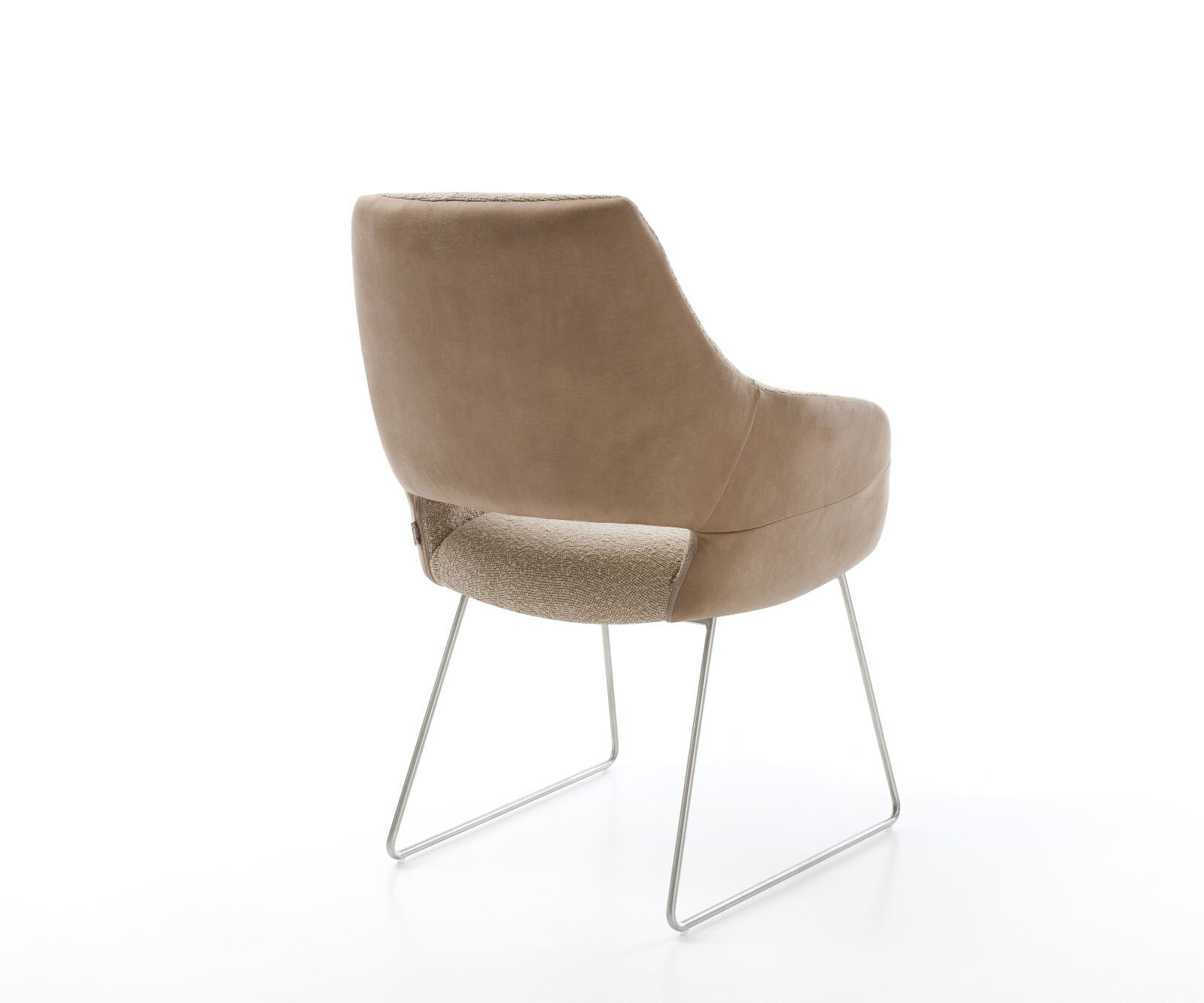 Трапезен стол  Yago-Flex с подлакътници материал микс кал основа неръждаема стомана 5