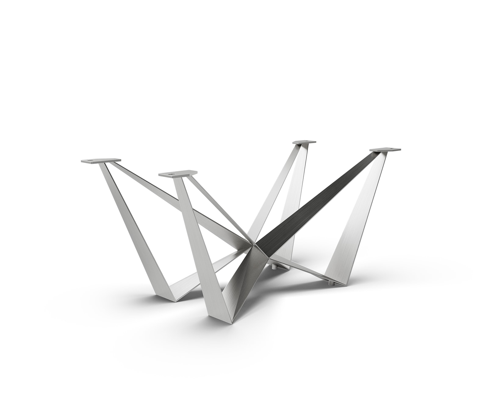 Рамка за маса Spider от неръждаема стомана, сребриста, за разтегателни маси от 180-300 см Рамка за маса Spider от неръждаема стомана, сребриста, за разтегателни маси от 180-300 см