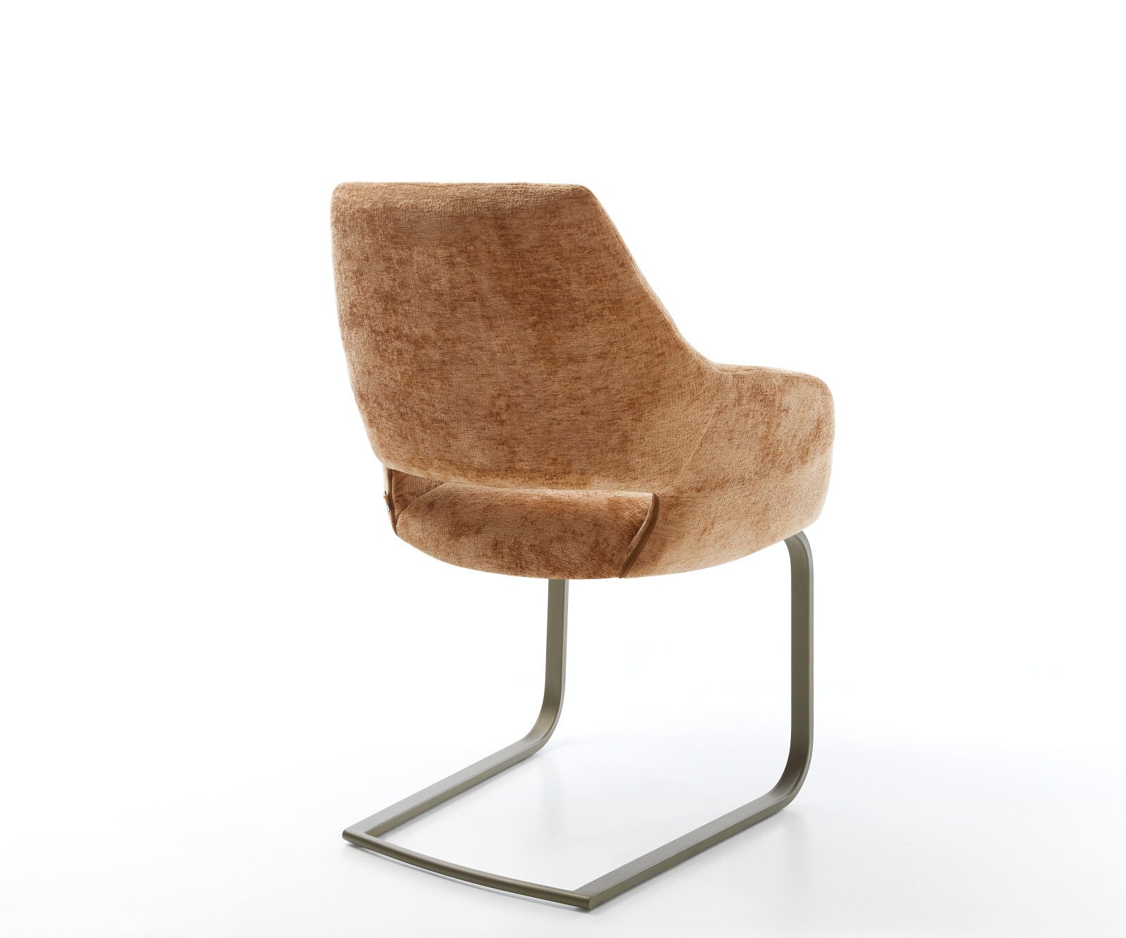 Люлеещ стол с подлакътници Шенил Ръжда Конзолен крак плосък  Титан Yago-Flex 4 Люлеещ стол с подлакътници Шенил Ръжда Конзолен крак плосък  Титан Yago-Flex 4