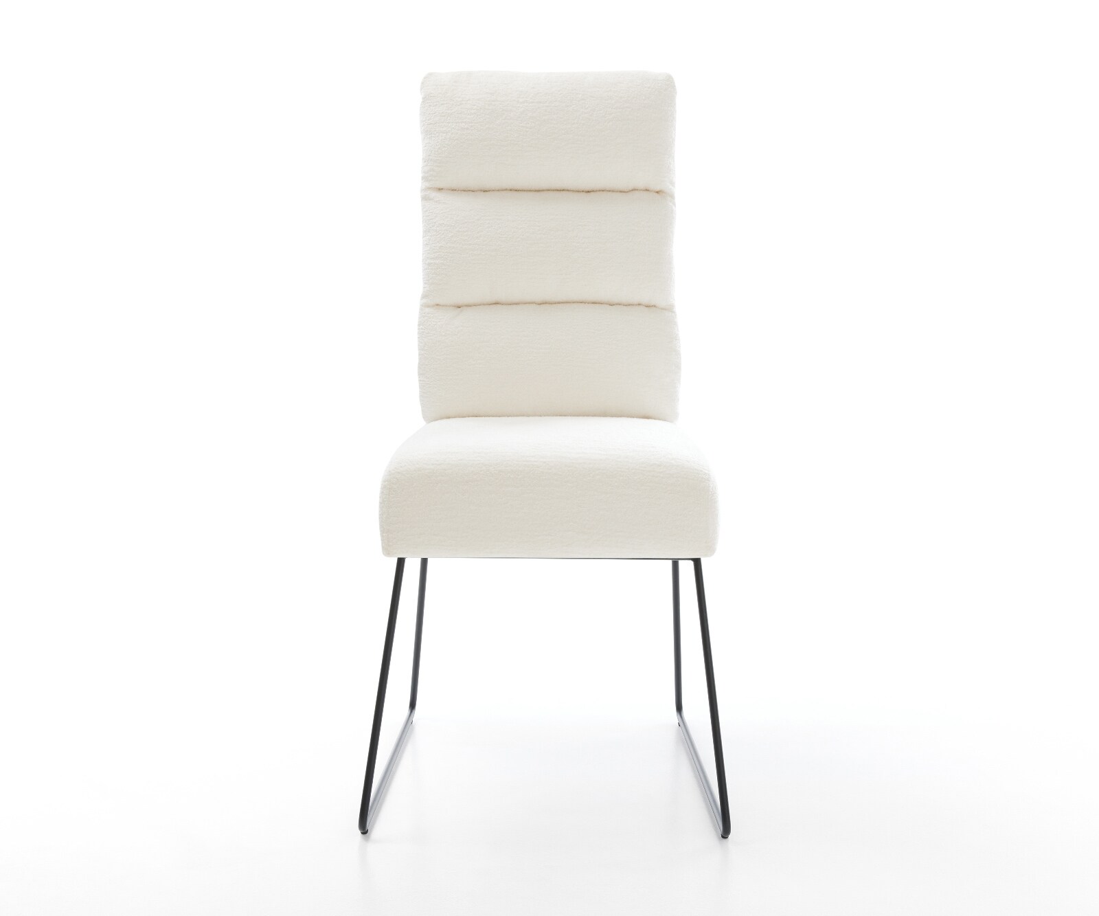 Стол за хранене Pela-Flex Bouclé Soft Beige Основа от шейни Черно Ядро от джобни пружини 1