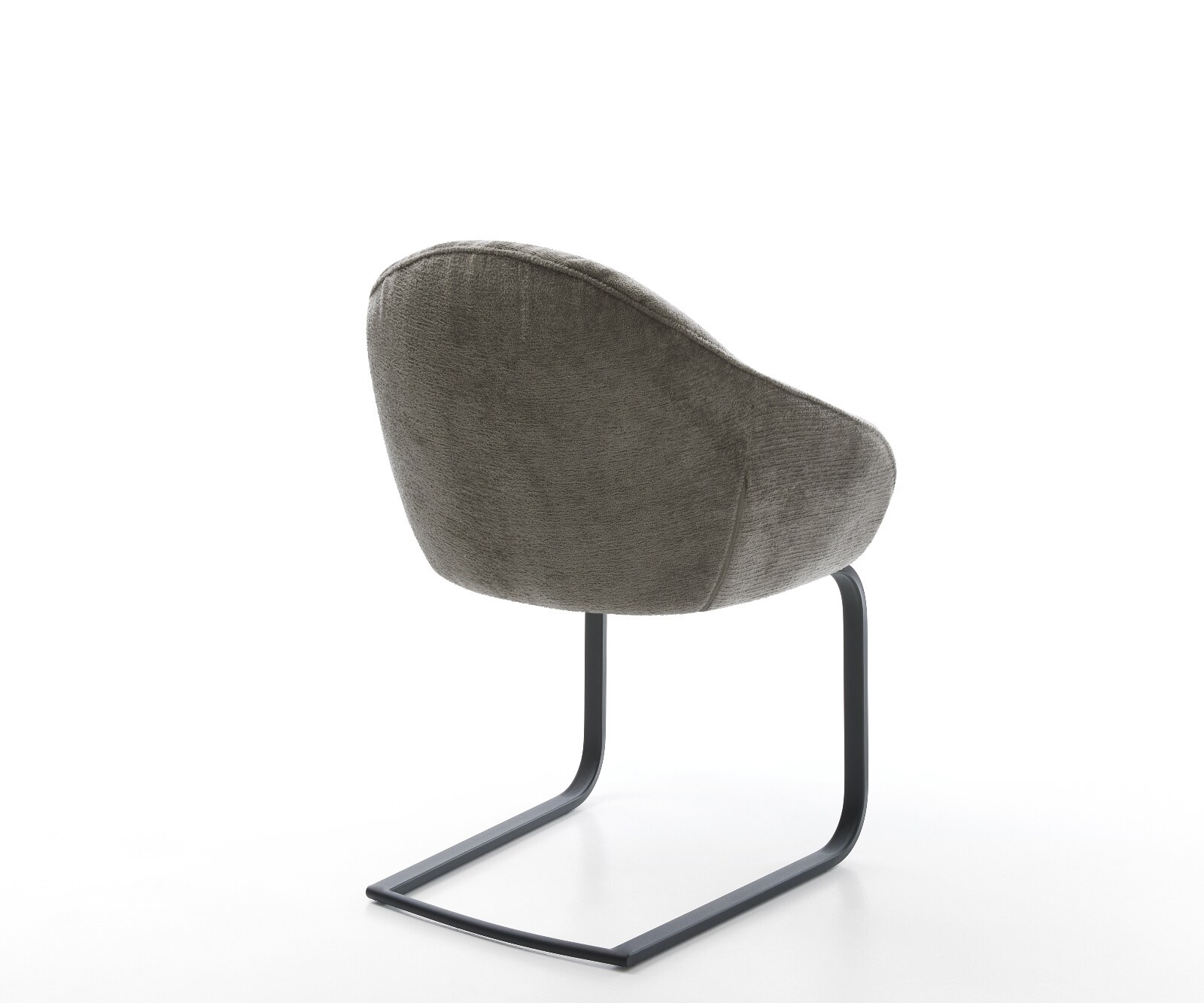 Конзолен стол Gaio-Flex Bouclé Soft Mud Конзолен стол плоско черно 5