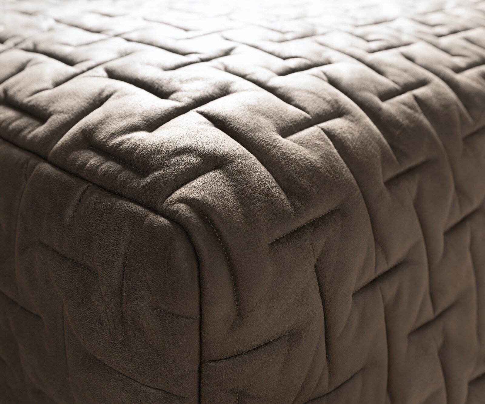 Ъглов диван Freestyle 310x200 cm микрофибър тъмно сиво винтидж ватиран 4