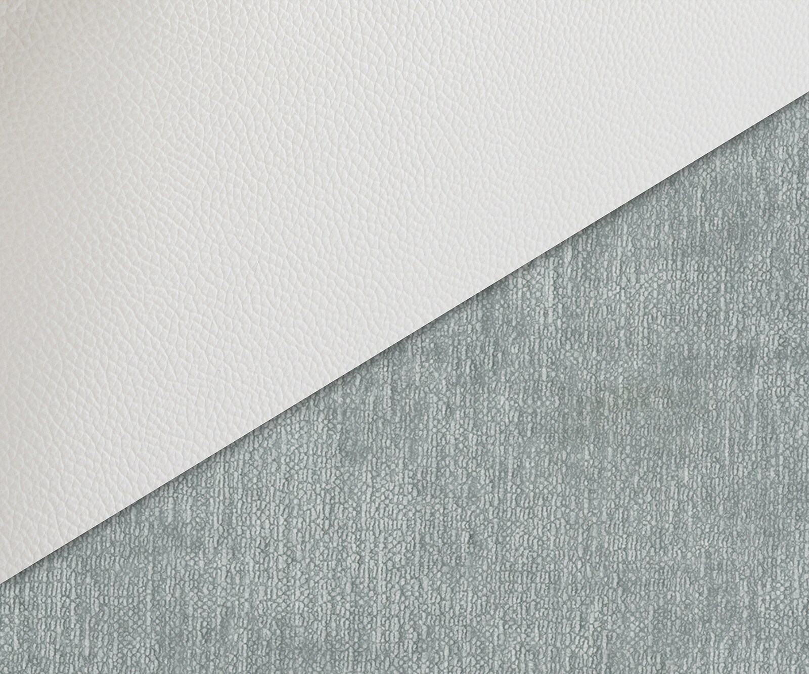 Въртящ се стол Zoa-Flex Смес от материали естествена кожа бяло-пастелно синьо Основа бяла Въртяща се на 360° люлееща се функция сърцевина от джобни пружини 2