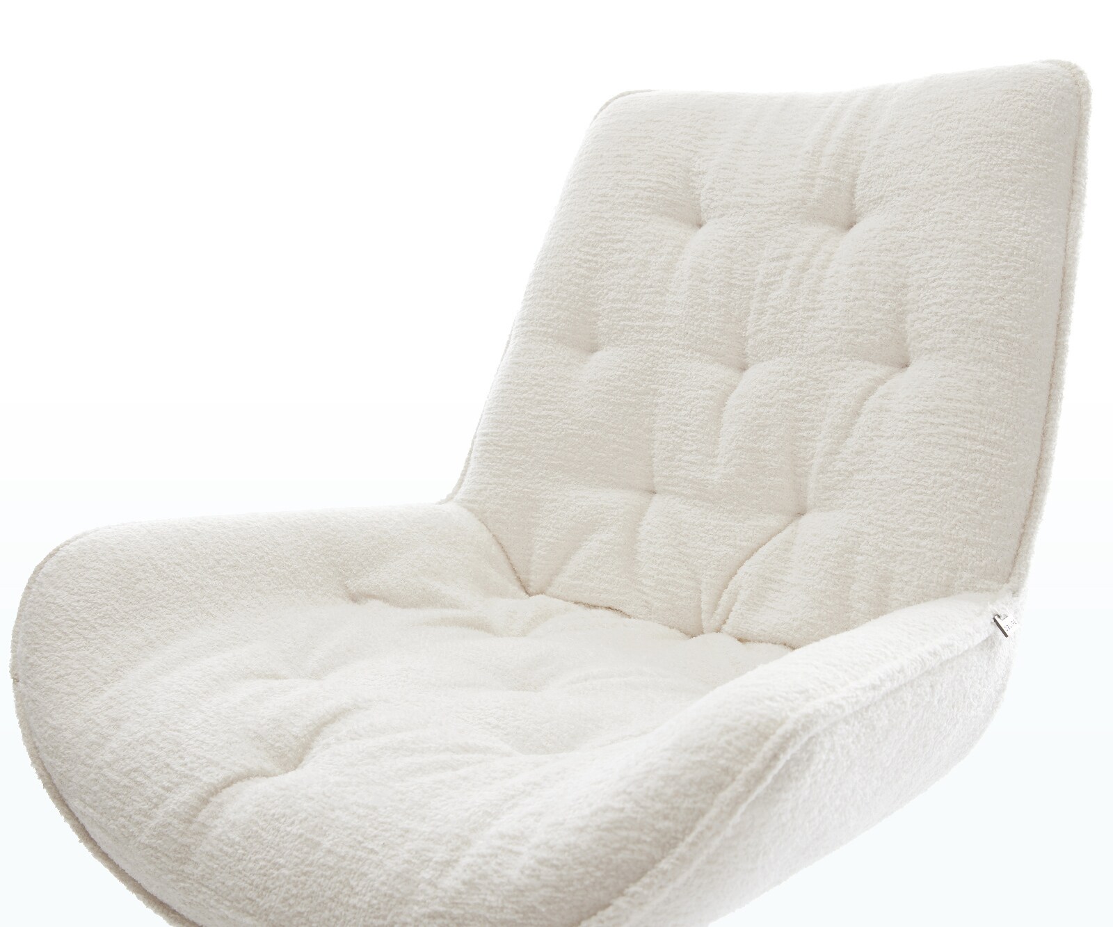 Стол с конзола Taimi-Flex Bouclé Soft Beige Стол с конзола с плосък ефект покритие титан 3