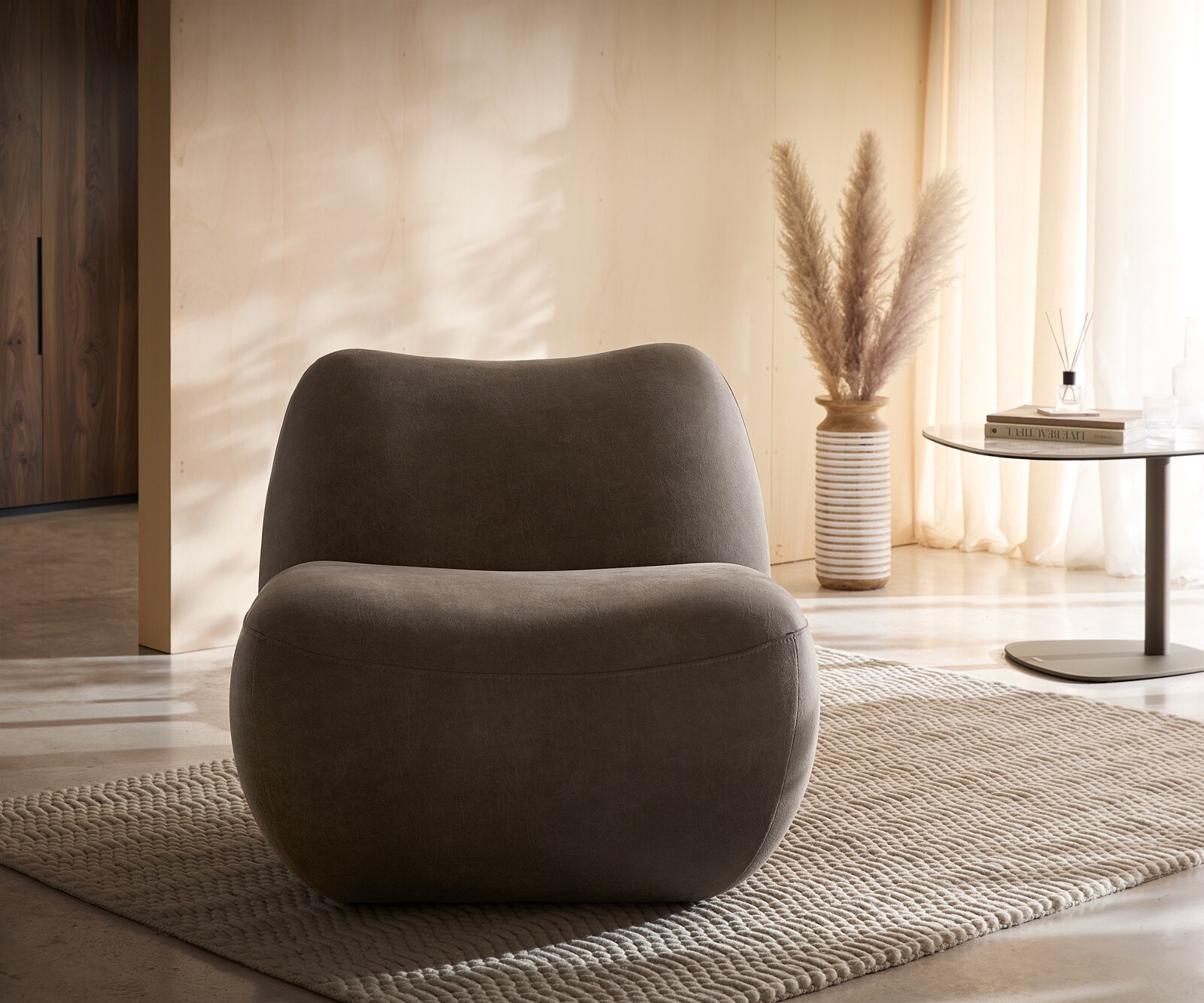 Стол за отдих Zena 75x85 cm Taupe Vintage 5