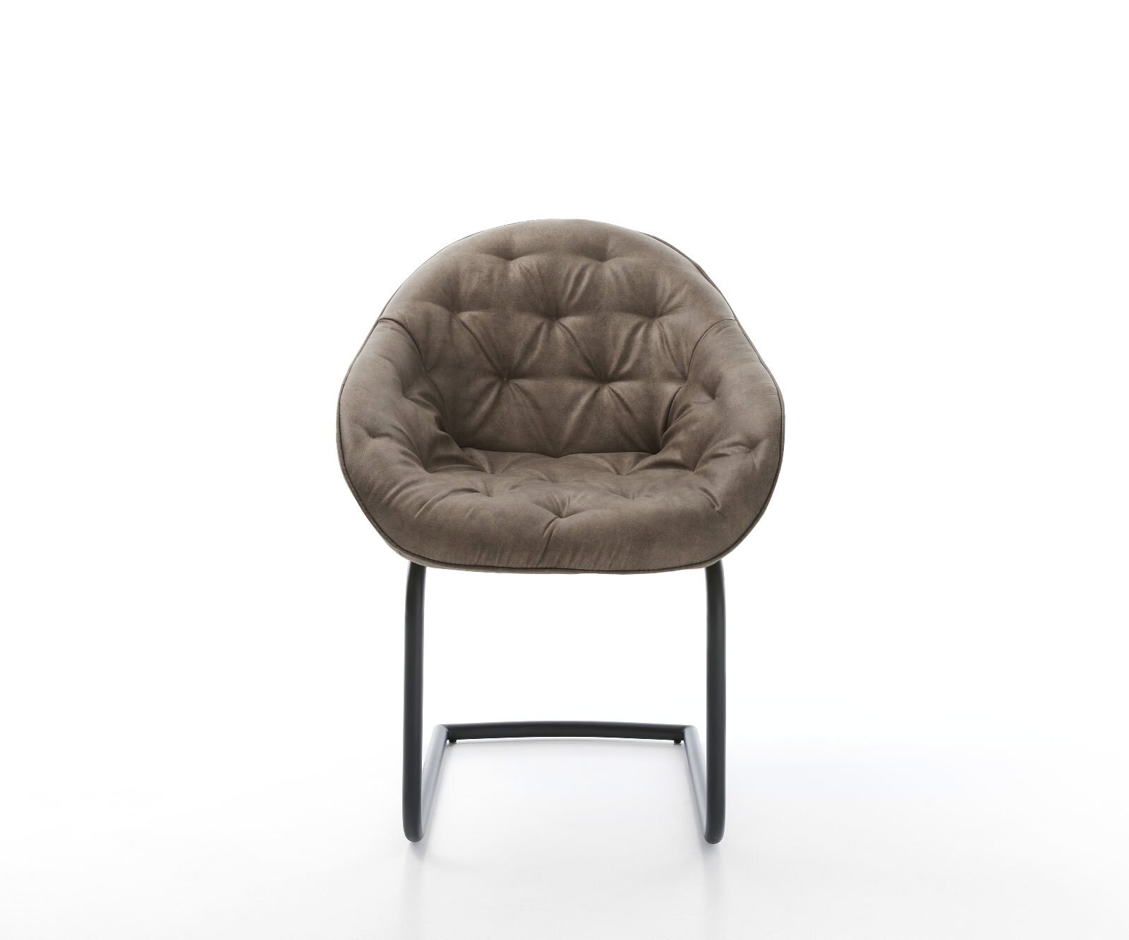 Люлеещ стол Таупе Винтидж Конзолен крак кръгъл Черен Gaio-Flex 2