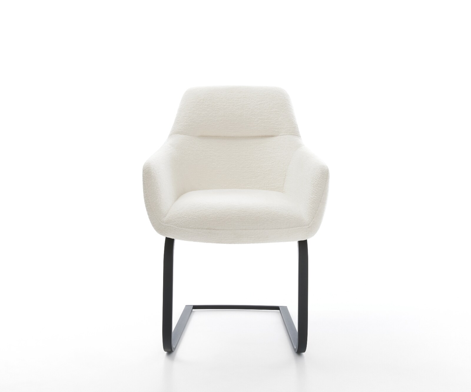 Стол с конзола Pejo-Flex Bouclé Soft Beige Стол с конзола плосък Black Pocket spring core 2
