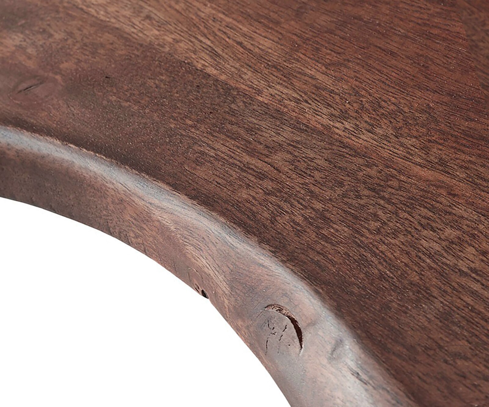 Маса 200x100 Акация Кафяв Неръждаема стомана Широк профил Edge 5