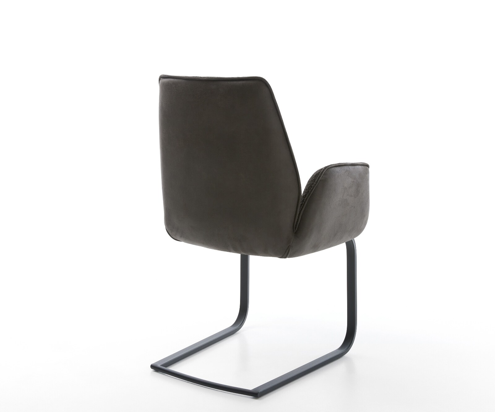 Конзолен стол Zoa-Flex материал микс черен Конзолен стол плосък черен 4