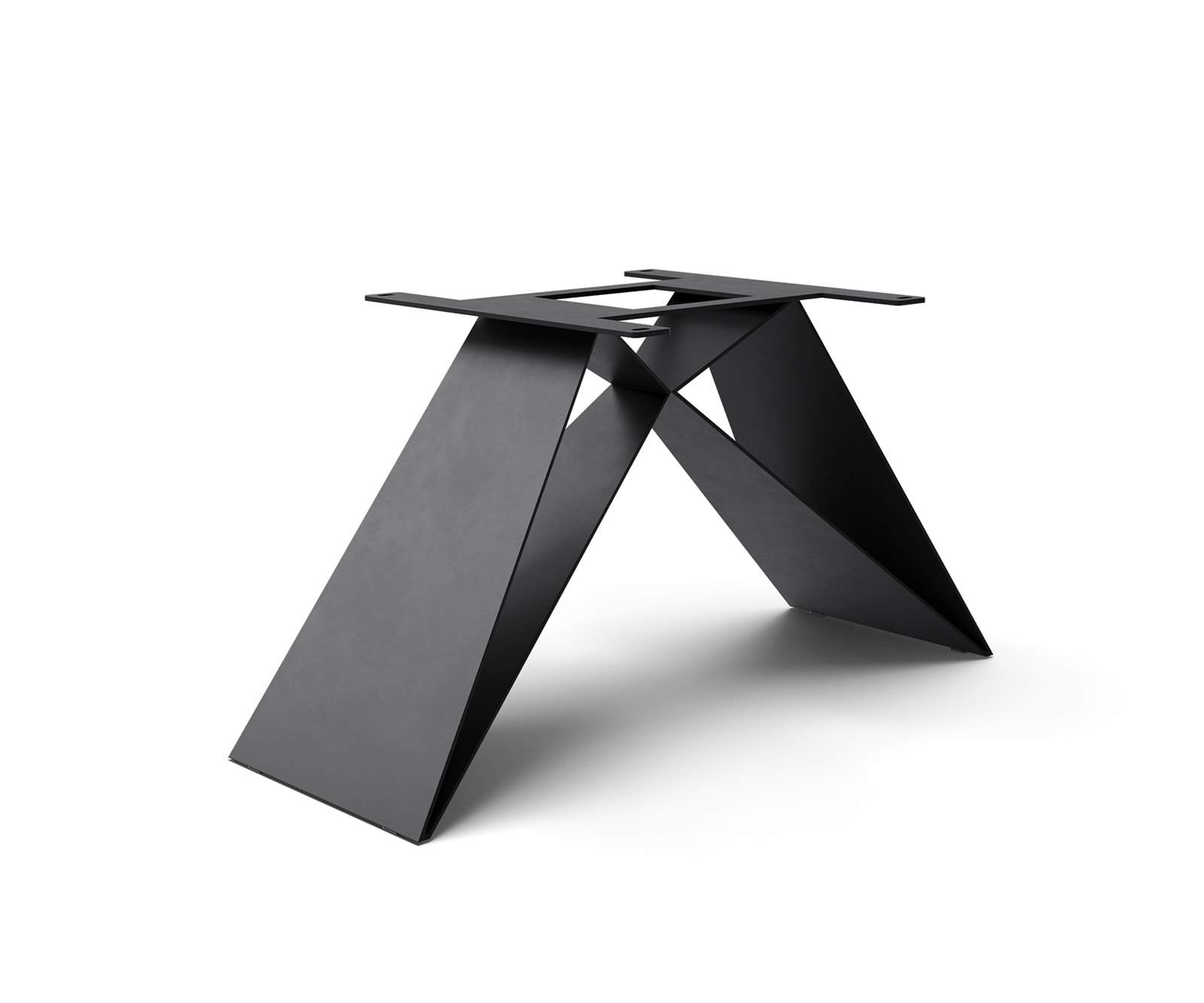 Основа за маса Черен Метал за плотове на маси от 200 cm Паяк Основа за маса Черен Метал за плотове на маси от 200 cm Паяк