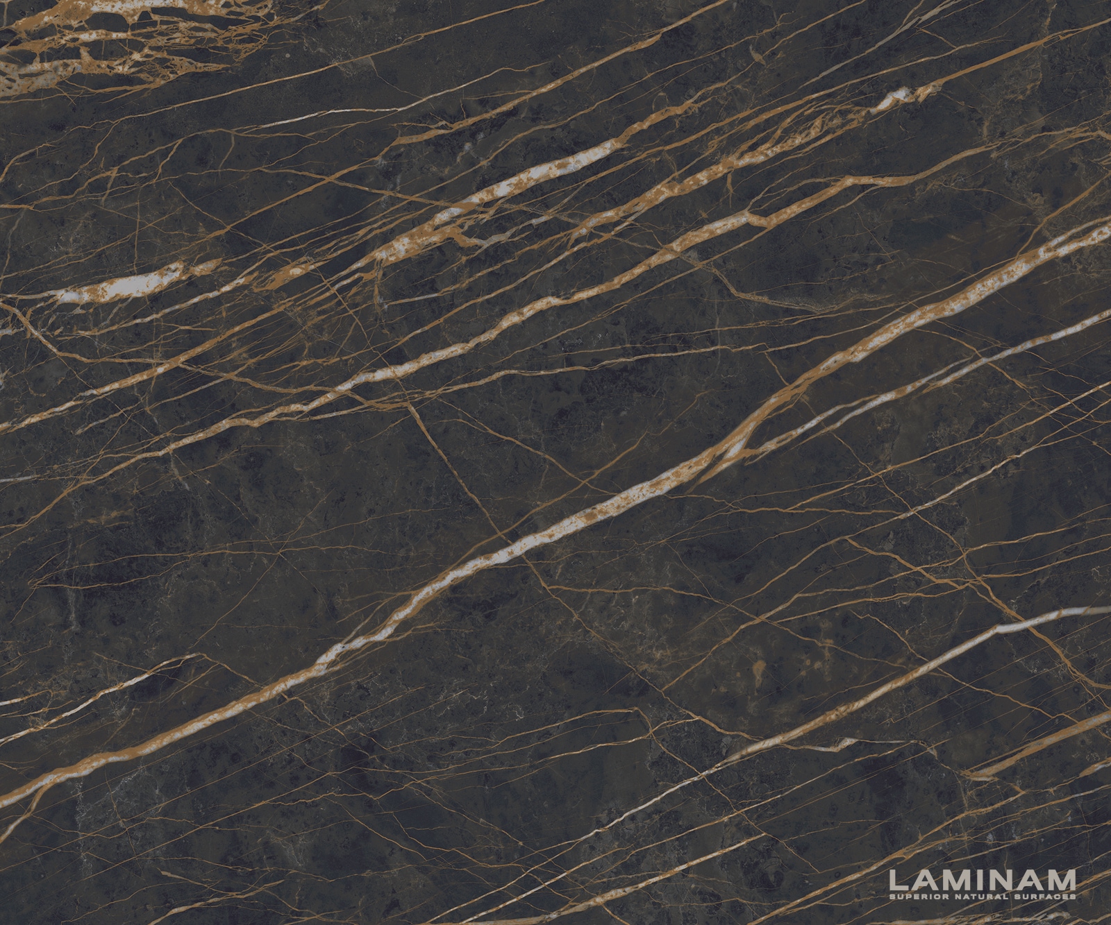 Маса 300x100cm Keramik Laminam®Noir Desir Кафяв среден крак плоска стомана Черен Edge 3 Маса 300x100cm Keramik Laminam®Noir Desir Кафяв среден крак плоска стомана Черен Edge 3