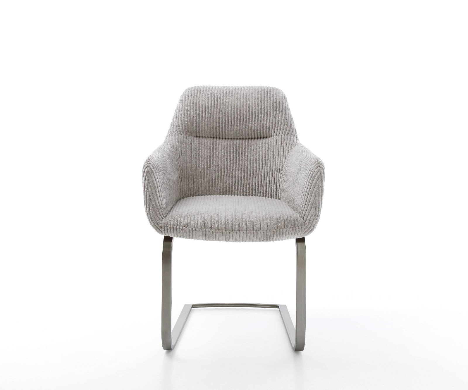 Стол с конзола Pejo-Flex Cord сребристо сив Стол с конзола с плоска графитна сърцевина с джобни пружини 2