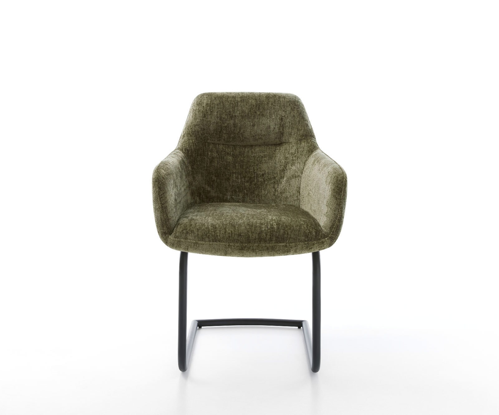 Люлеещ стол Шенил Маслина Конзолен крак кръгъл Черен Pejo-Flex 1