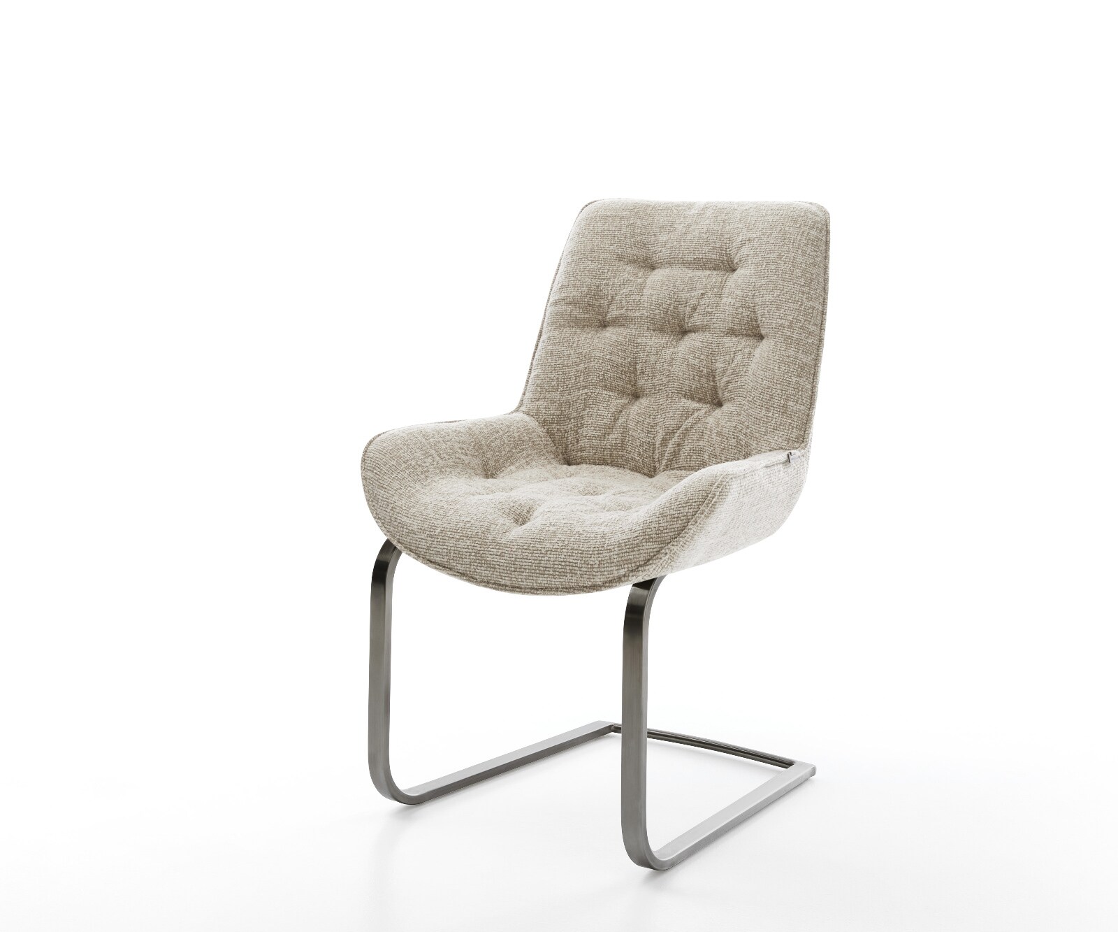 Конзолен стол Taimi-Flex Тъкан Soft Beige Конзолен стол плосък Graphite 1