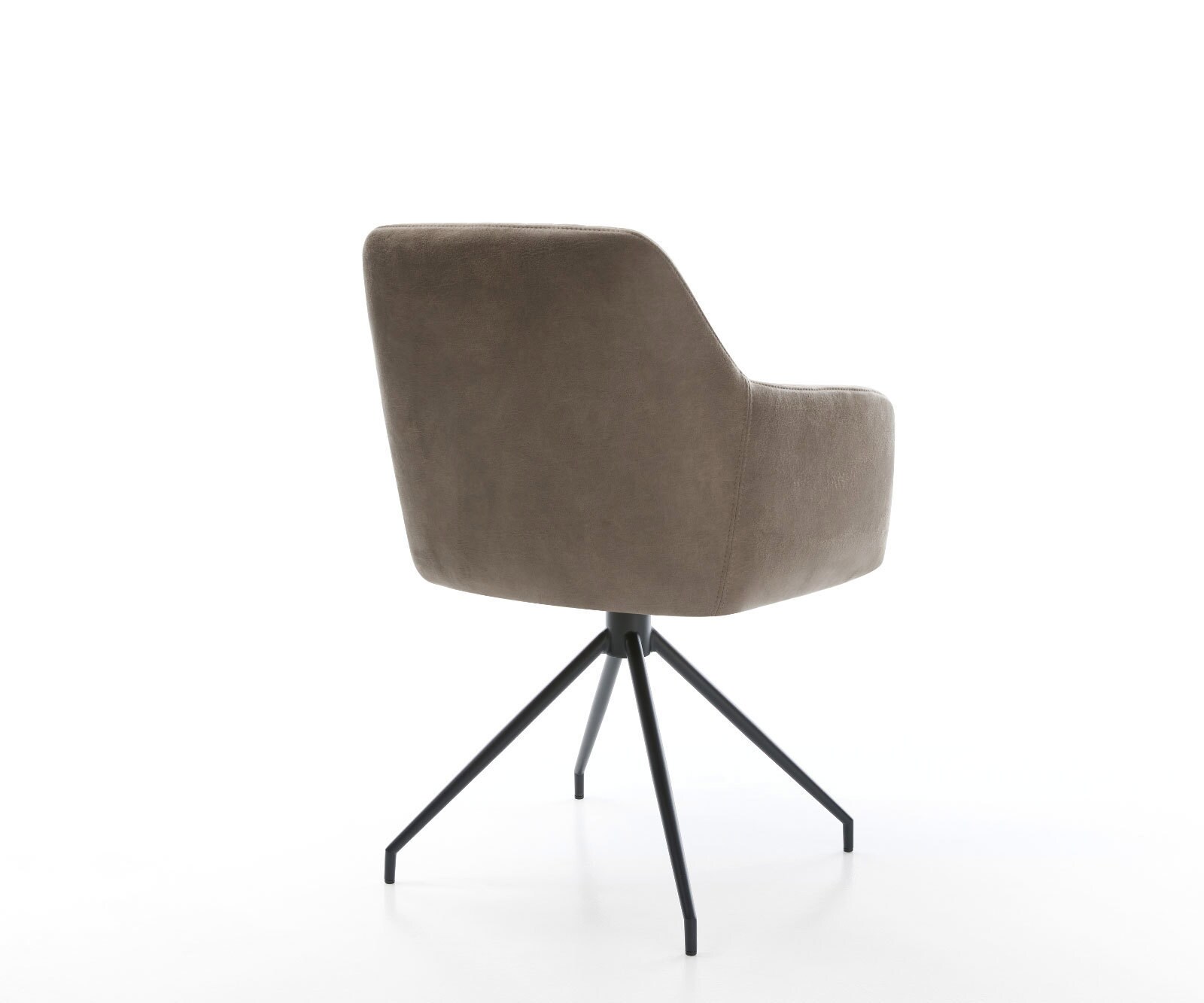 Врътящ се стол Таупе Винтидж Конус крак кръгъл Черен 180° въртящ се Greg-Flex 4 Врътящ се стол Таупе Винтидж Конус крак кръгъл Черен 180° въртящ се Greg-Flex 4