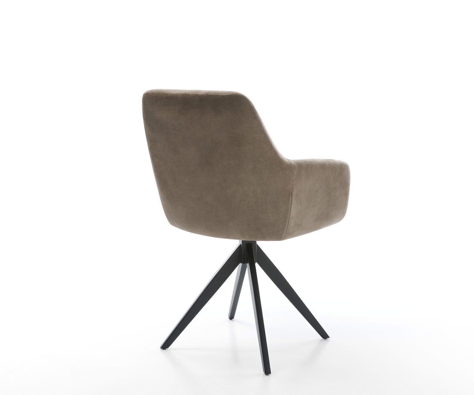 Врътящ се стол Таупе Винтидж Конус крак  Черен 180° въртящ се Pejo-Flex 5 Врътящ се стол Таупе Винтидж Конус крак  Черен 180° въртящ се Pejo-Flex 5