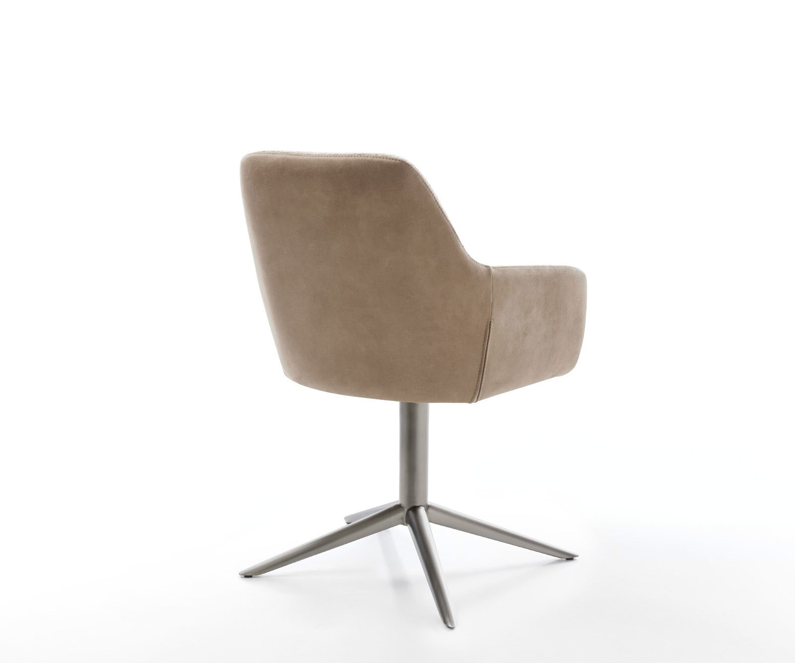 Въртящ се стол Pejo-Flex микс от материали кална основа графит 360° въртяща се люлееща се функция сърцевина от джобни пружини 5