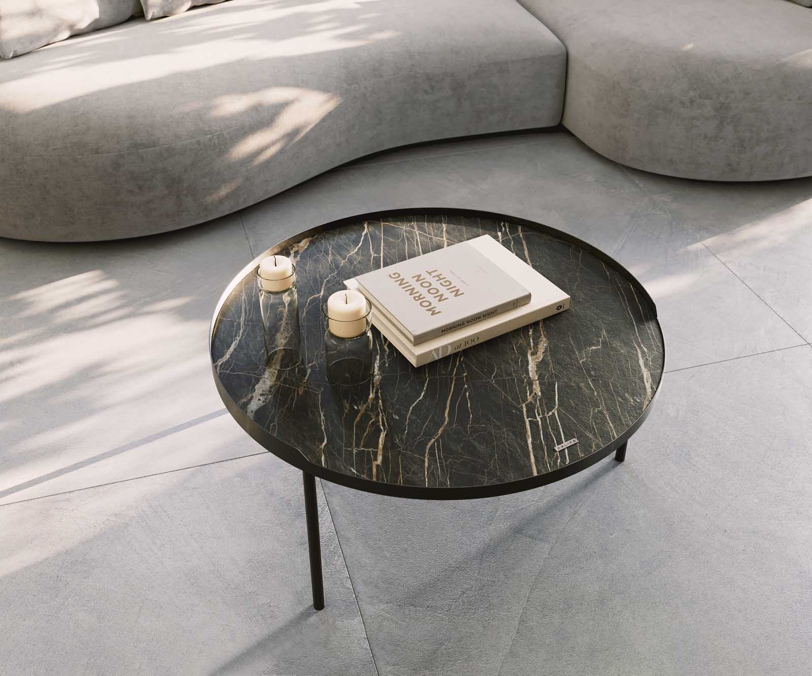 Холна маса Torell керамика Laminam®Noir Desir Кафяв 5