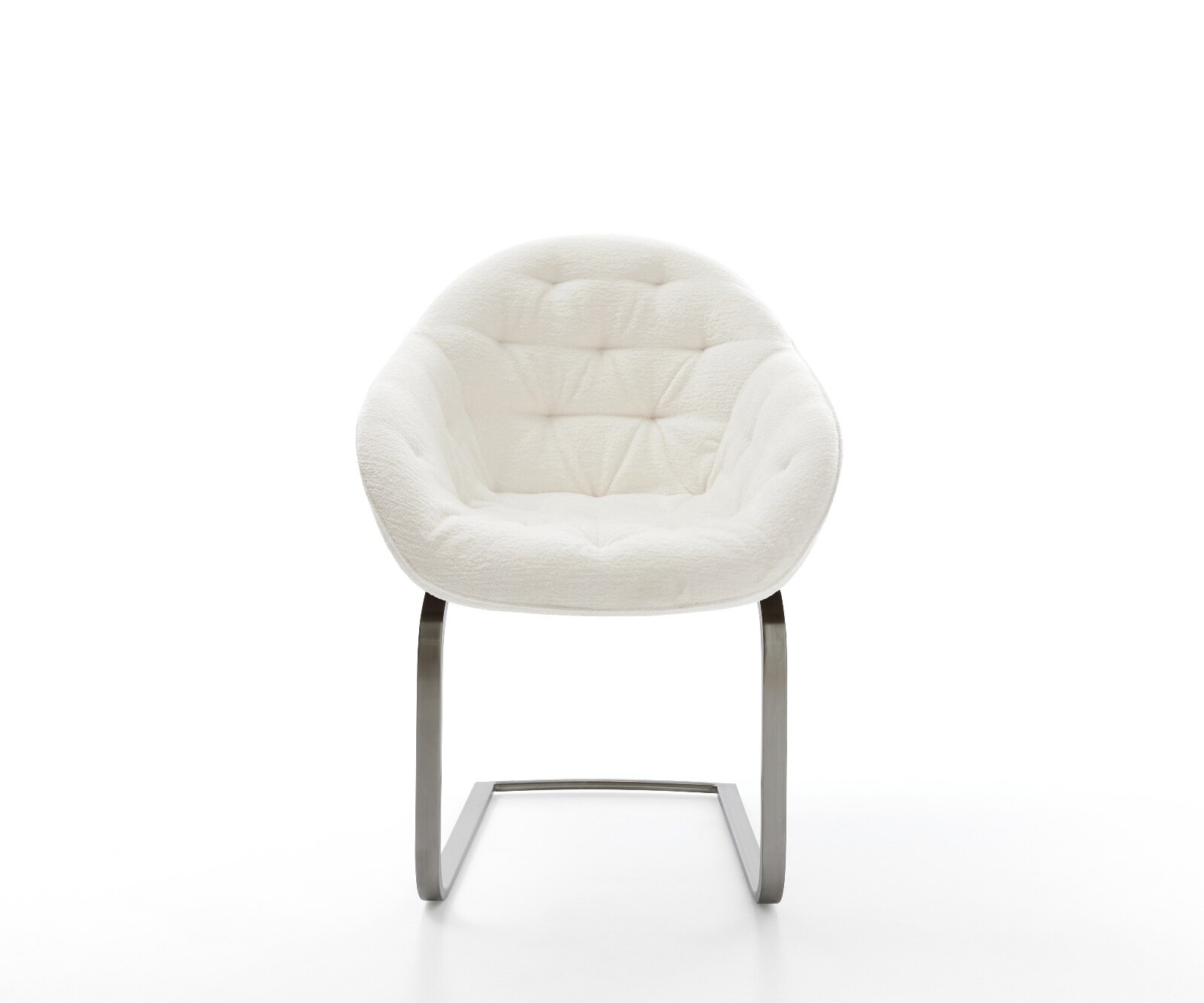 Конзолен стол Gaio-Flex Bouclé Soft Beige Конзолен стол flat Graphite 2