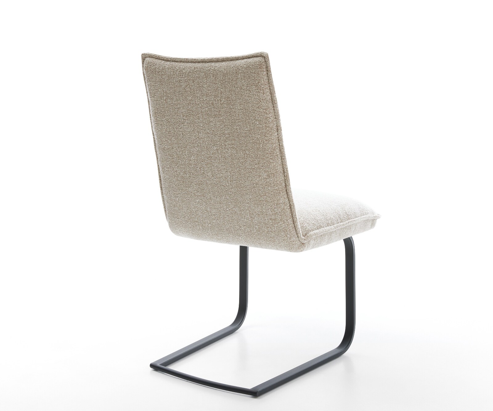 Стол с конзола Lelio-Flex Тъкан Soft Beige Стол с конзола плосък Black Pocket spring core 5