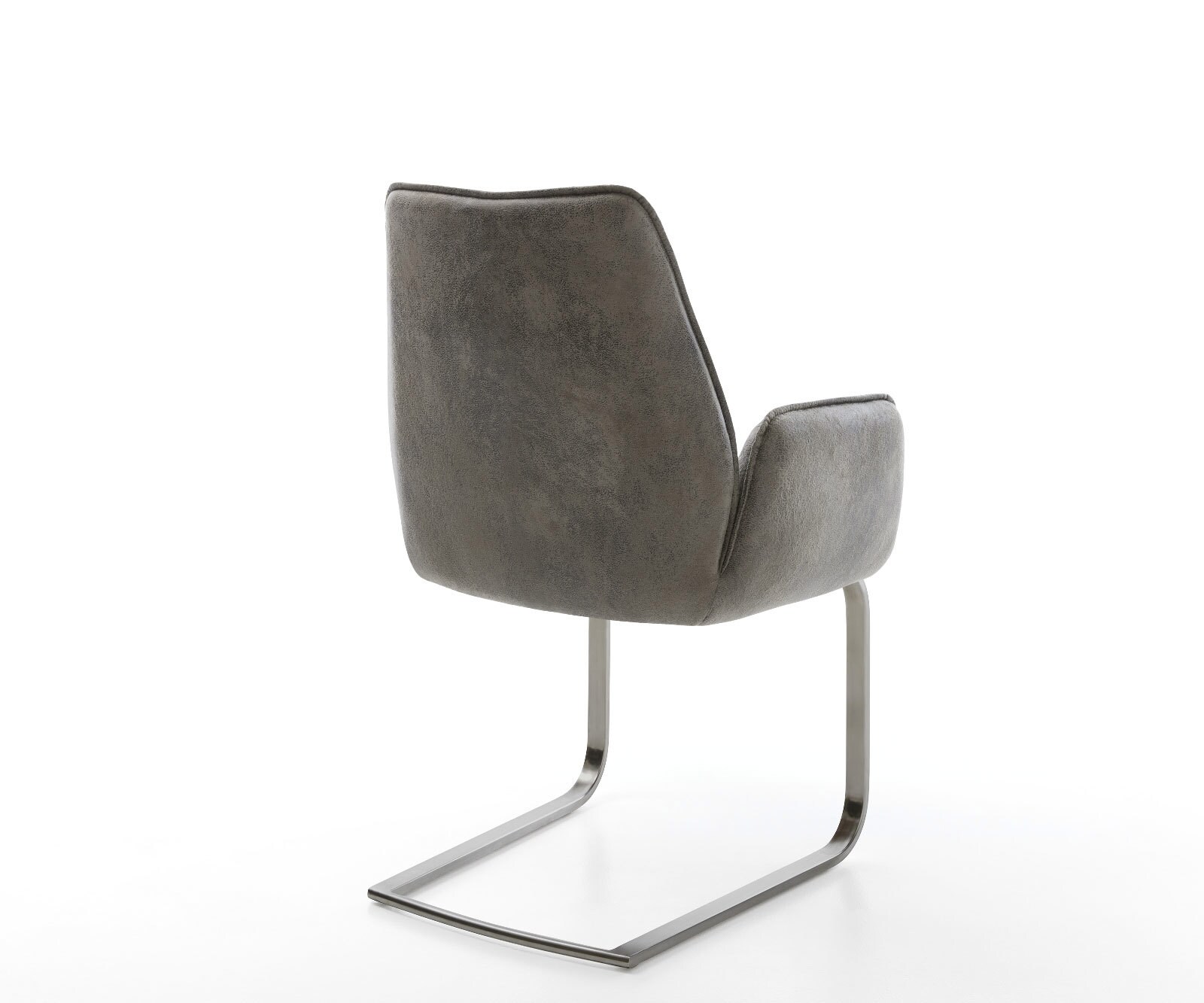 Конзола Zoa-Flex от микрофибър сива антична конзола плоска графитна пружина с джобно ядро 5