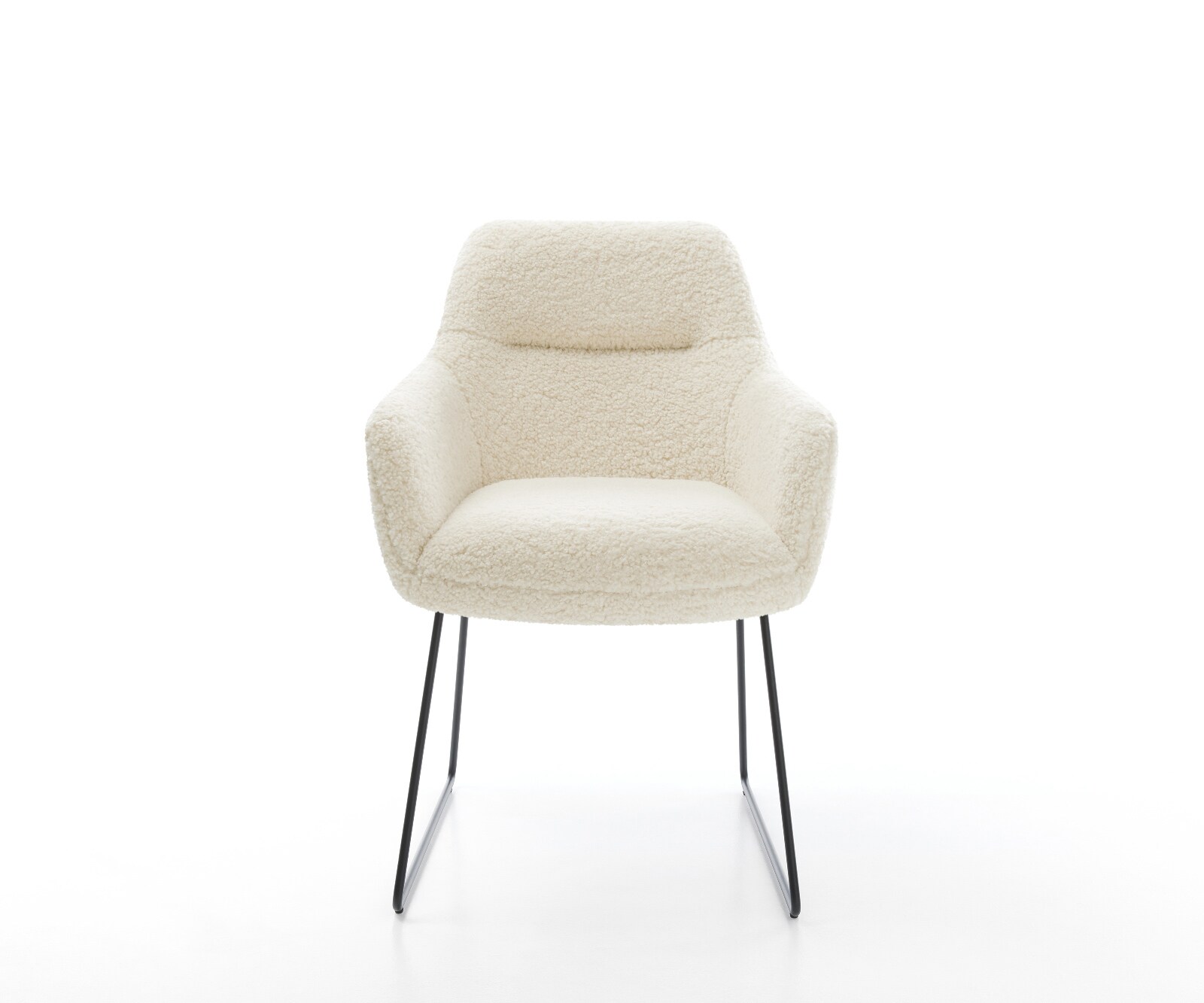 Стол за хранене Pejo-Flex Teddy тъкан Бежово Основа за шейни Черно Ядро от джобни пружини 2