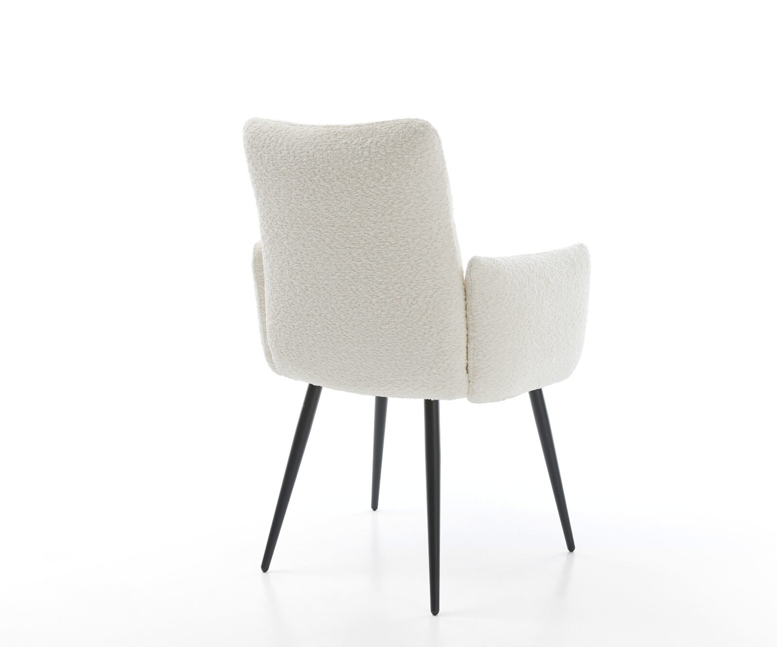 Стол Букле Бяло 4-крака Прави Черни Покет пружина Jova-Flex 5