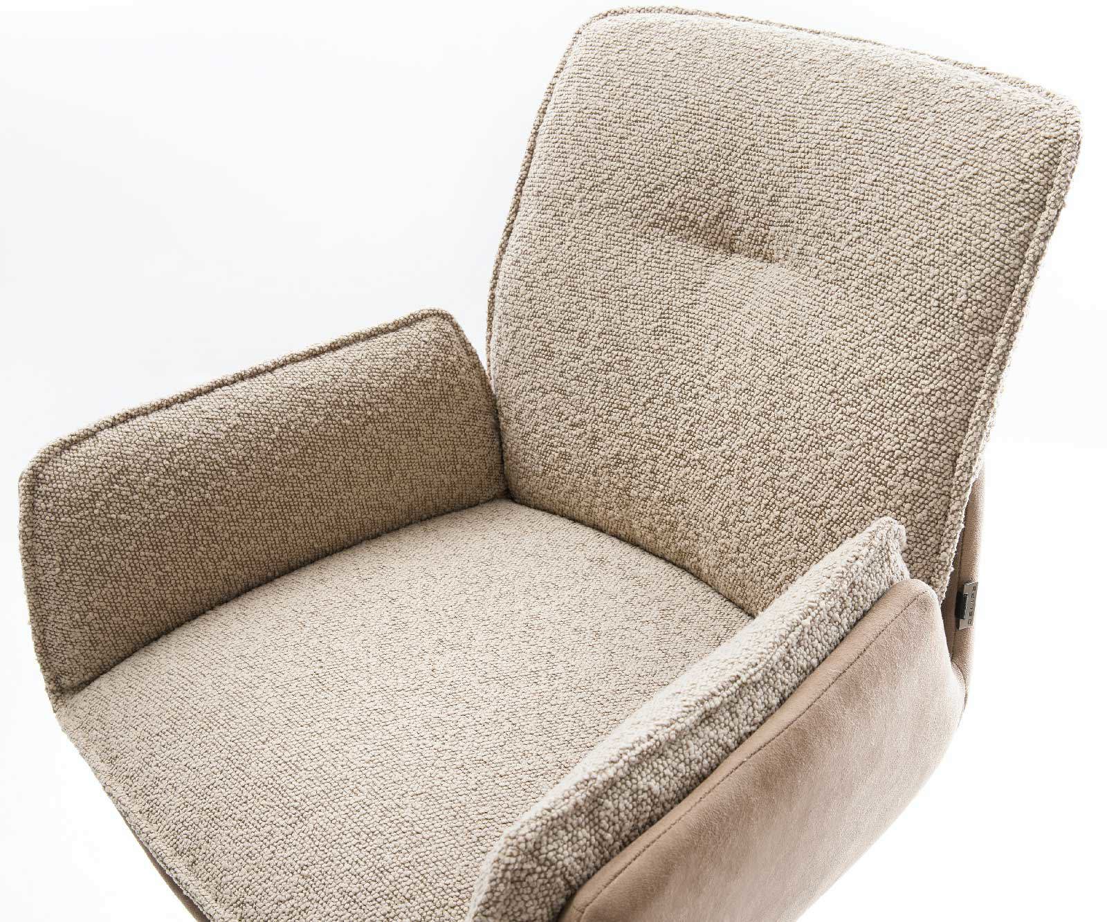 Барстол Nela-Flex смес от материали основа от кални шейни сърцевина от джобна пружина от неръждаема стомана 4