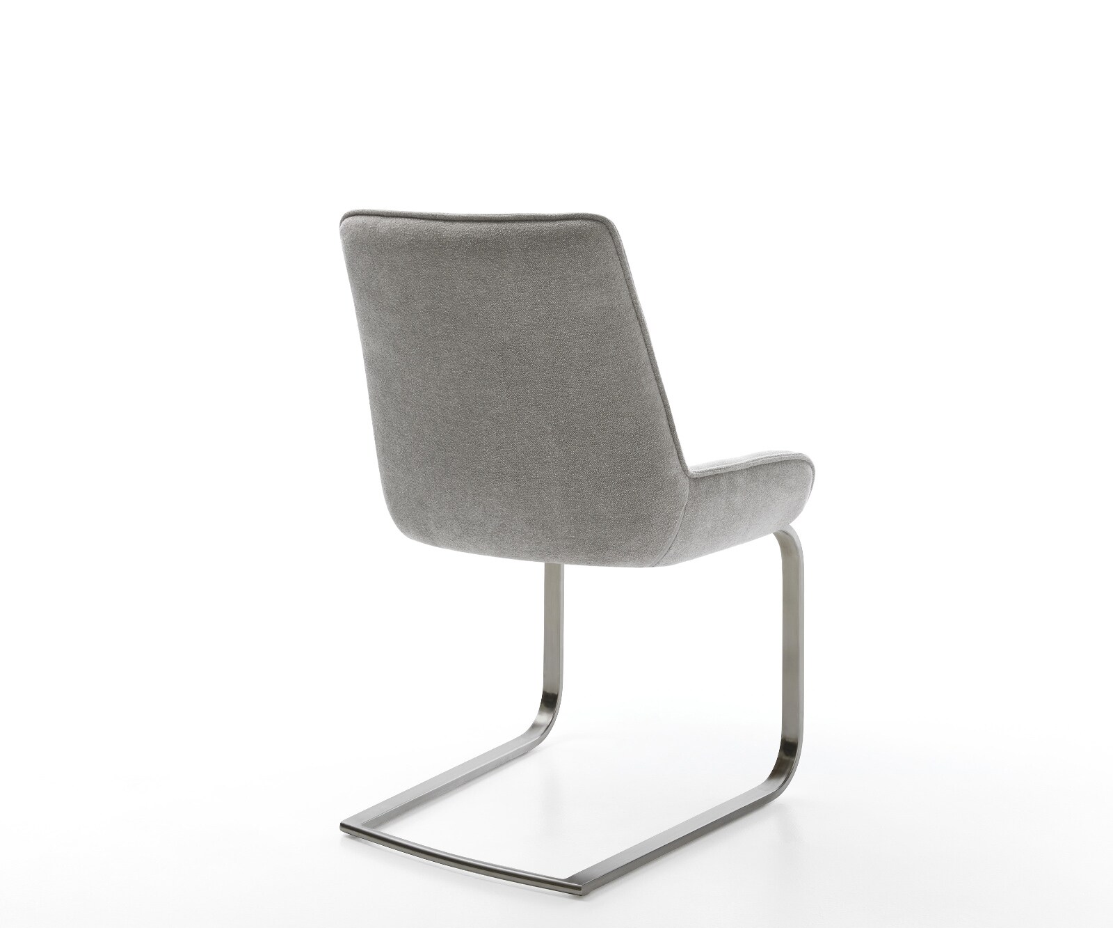 Конзолен стол Taimi-Flex текстурирана тъкан меко сиво Конзолен стол плосък графит 4