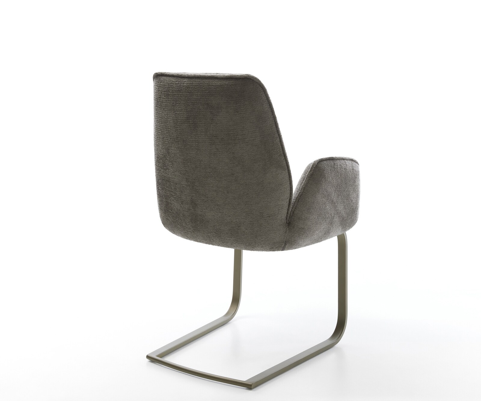 Конзола Zoa-Flex Bouclé Soft Mud Конзола с плоско покритие Титаниева сърцевина от джобни пружини 4