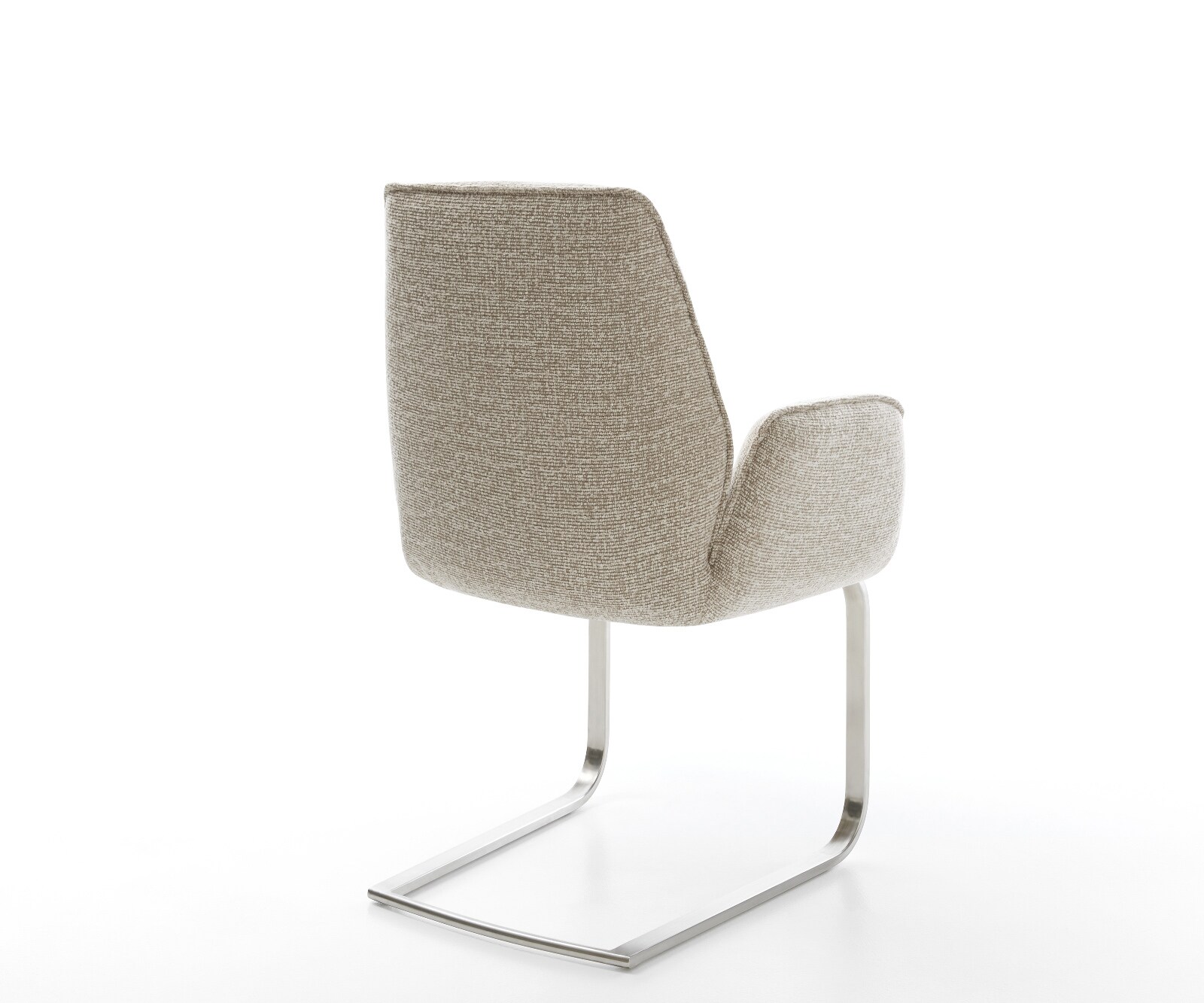 Стол с конзола Zoa-Flex Тъкан Soft Beige Стол с конзола плосък Ядро от джобни пружини от неръждаема стомана 5