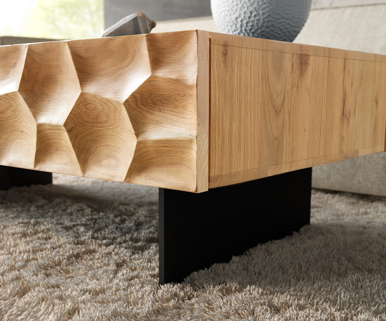 Основа с плаваща визия 20 cm метална черна за мебели от кашон с дълбочина 60 cm (комплект от 2) 1