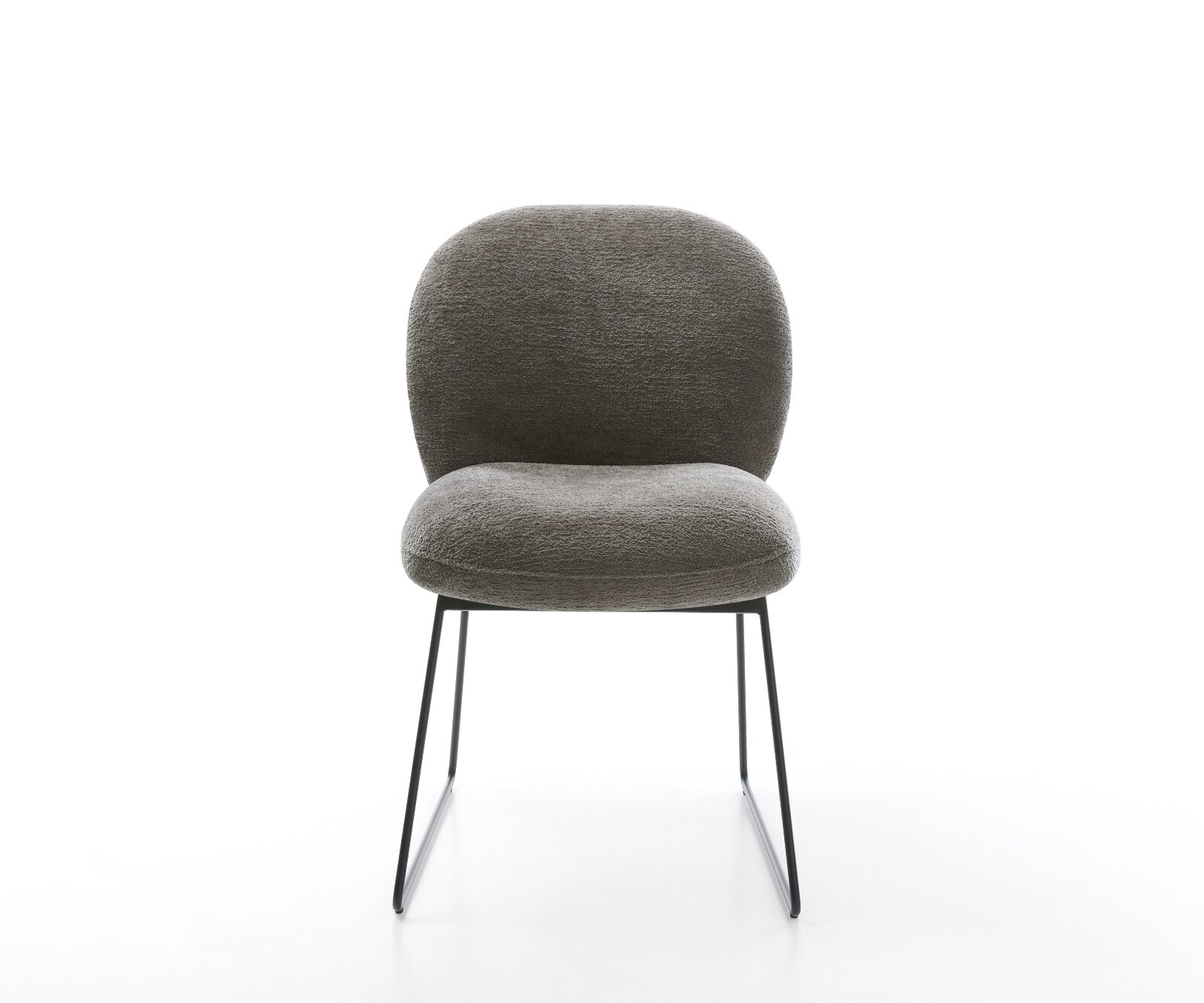 Стол за хранене Nube-Flex Bouclé Soft Mud Основа за шейни Черна сърцевина от джобни пружини 1