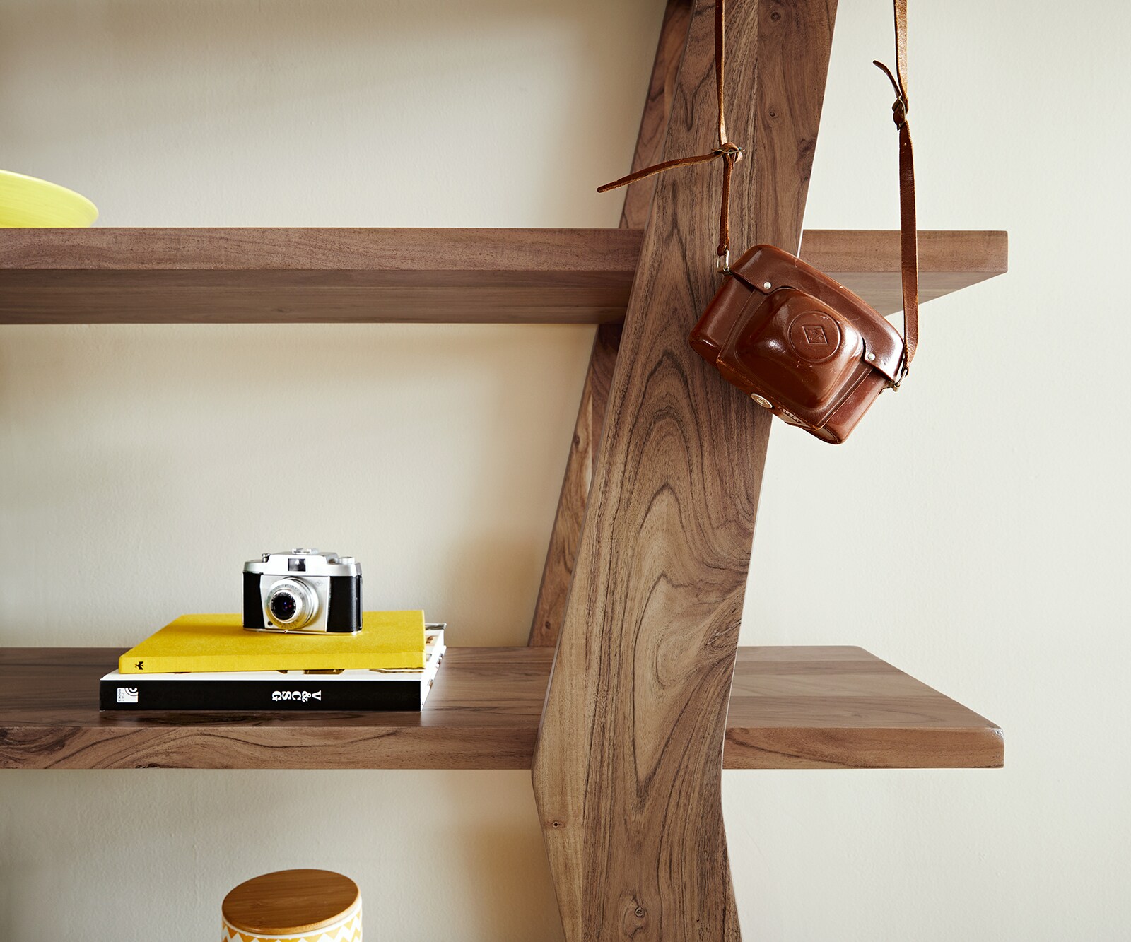 Рафт Xanthios 170x40 cm акациево кафяв 5