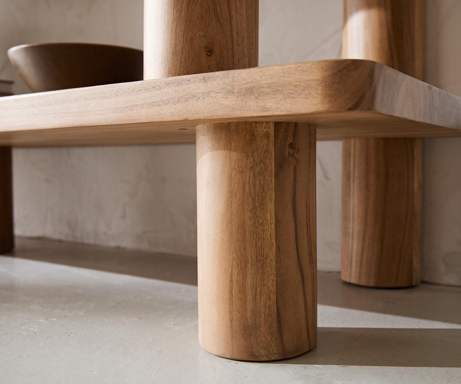 Етажерка Accra 170x190 cm естествена акация 8 отделения 6 Етажерка Accra 170x190 cm естествена акация 8 отделения 6