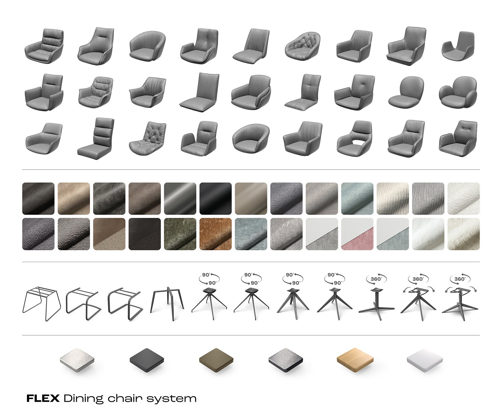 Люлеещ стол Бежов Винтидж Конзолен крак кръгъл Черен Pejo-Flex 7