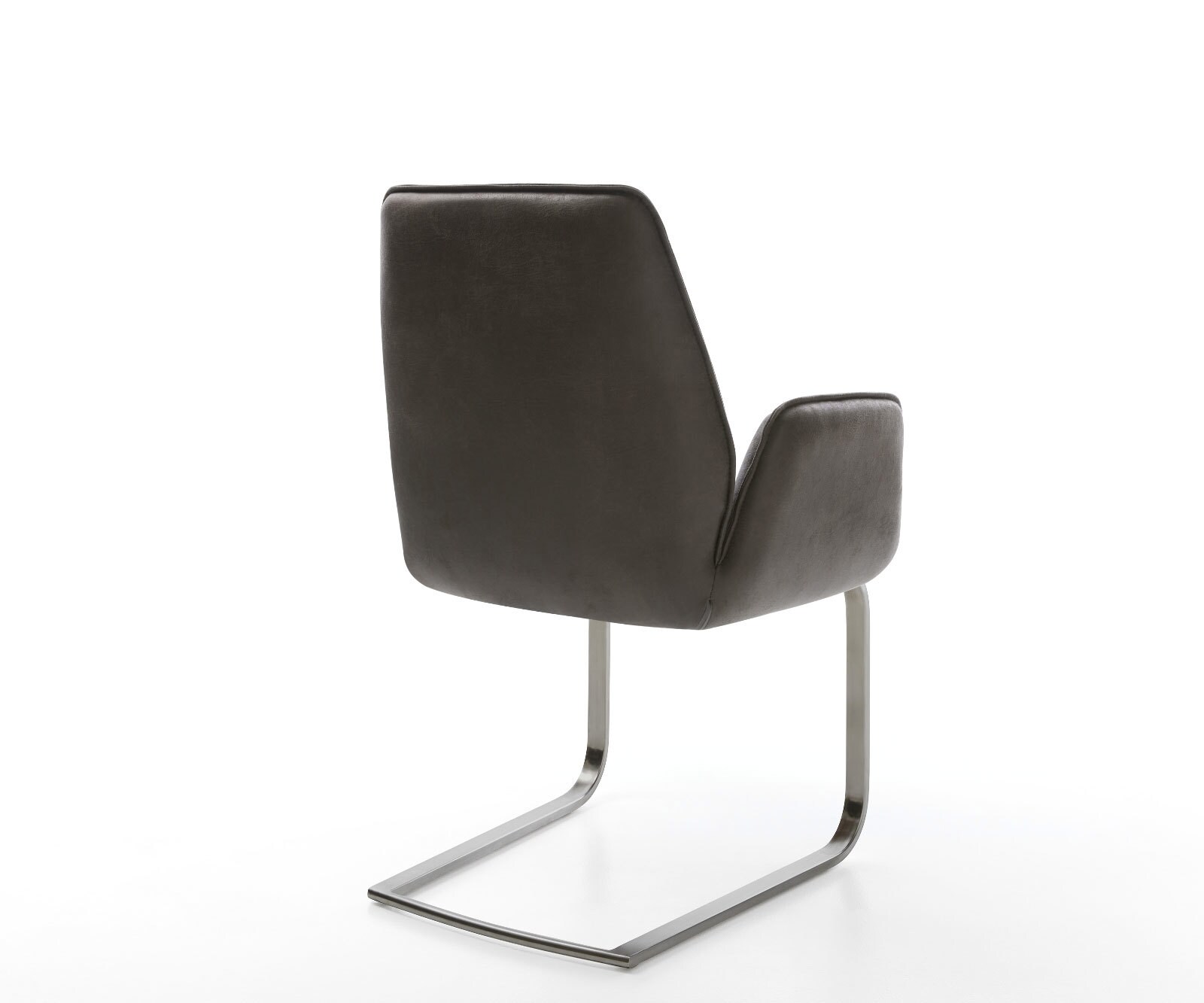 Конзола Zoa-Flex от микрофибър антрацит винтидж конзола плоска графитна пружина с джобно ядро 5