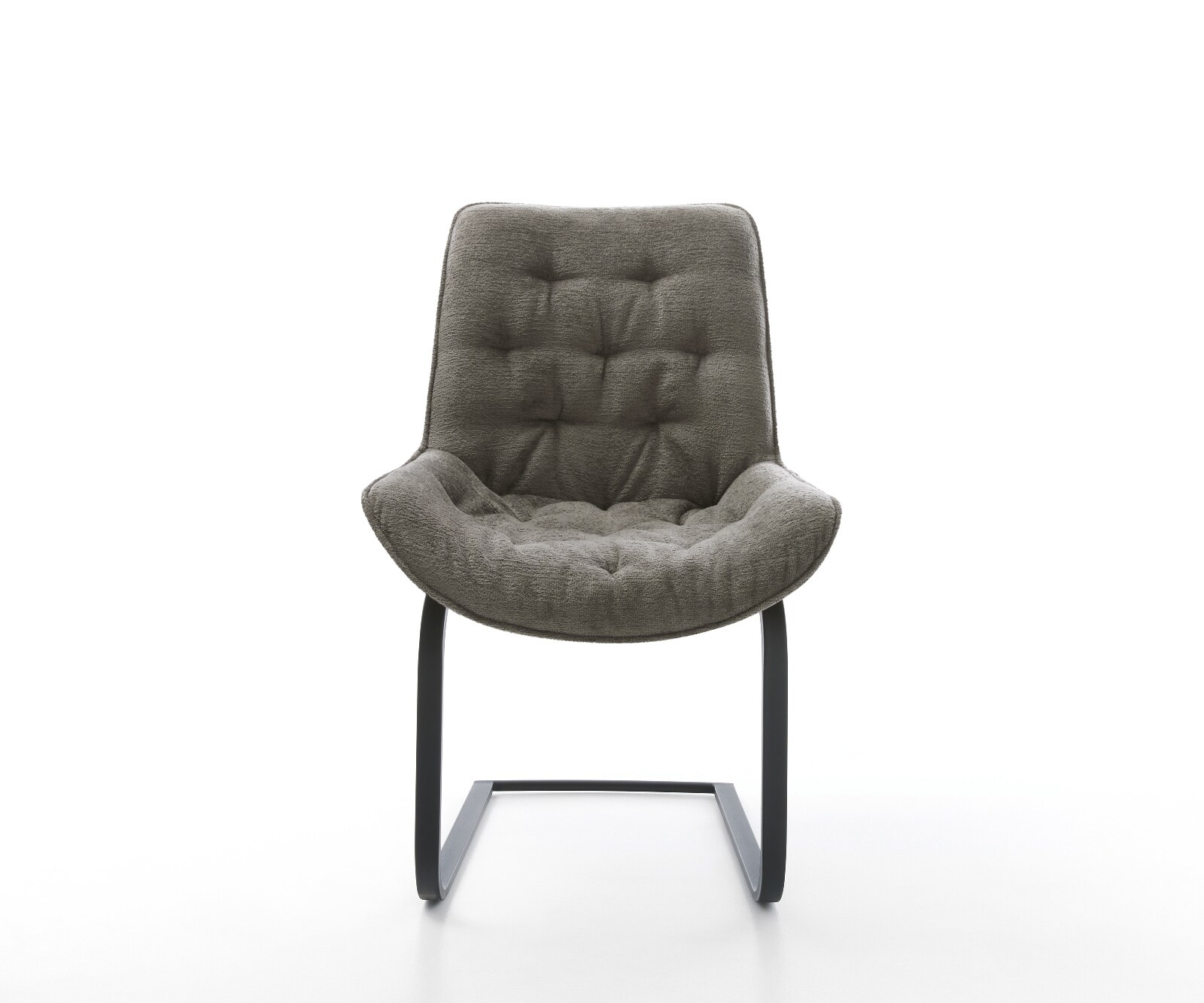 Конзолен стол Taimi-Flex Bouclé Soft Mud Конзолен стол плоско черно 1