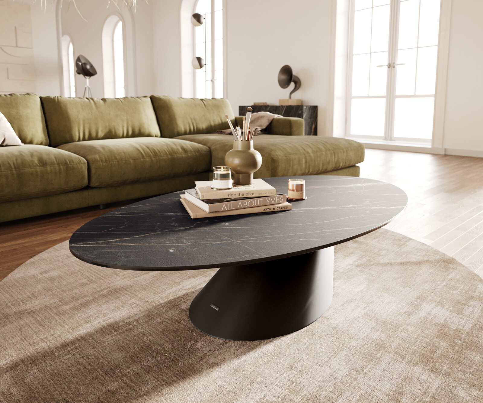 Couchtisch Edge Keramik Oval 4