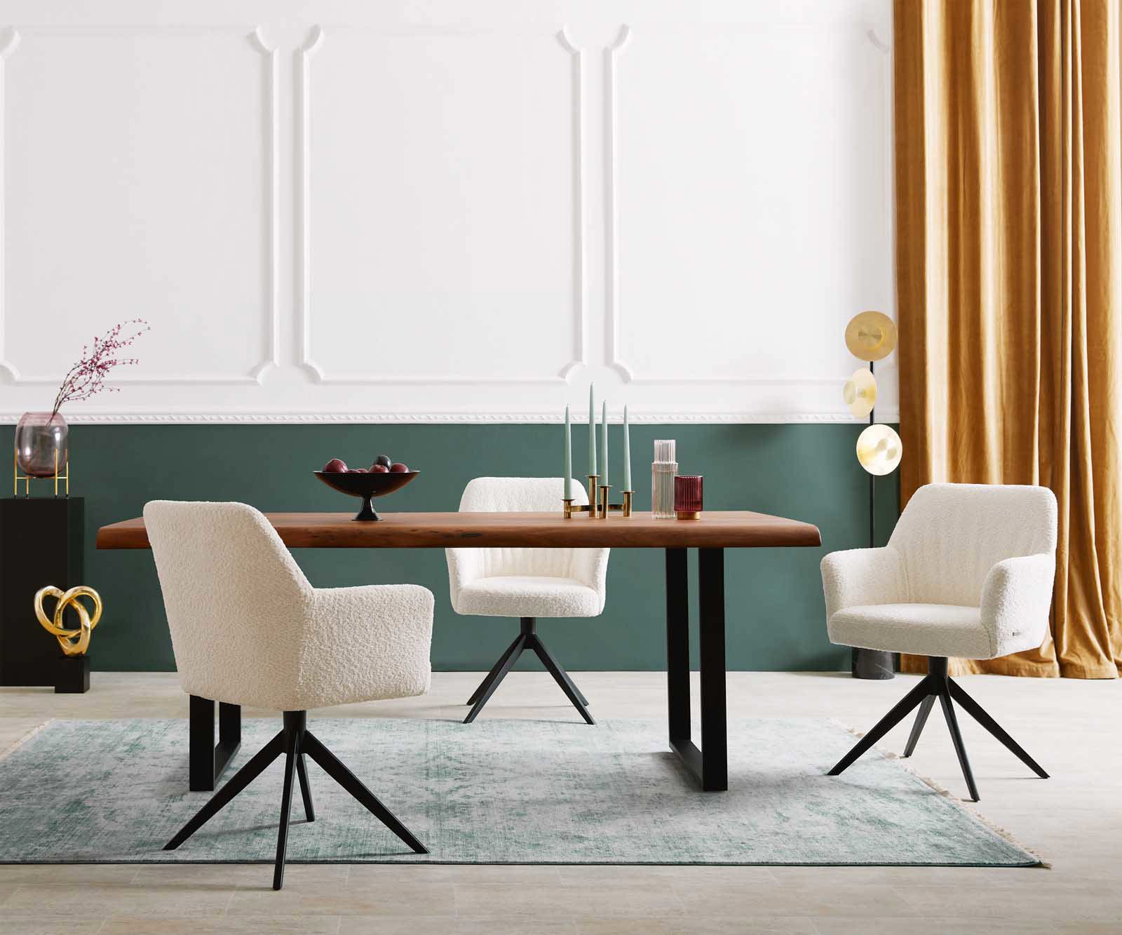 Врътящ се стол с подлакътници Букле Бял Конус крак плосък Черен 360° въртящ се Покет пружина Xana-Flex 6 Врътящ се стол с подлакътници Букле Бял Конус крак плосък Черен 360° въртящ се Покет пружина Xana-Flex 6